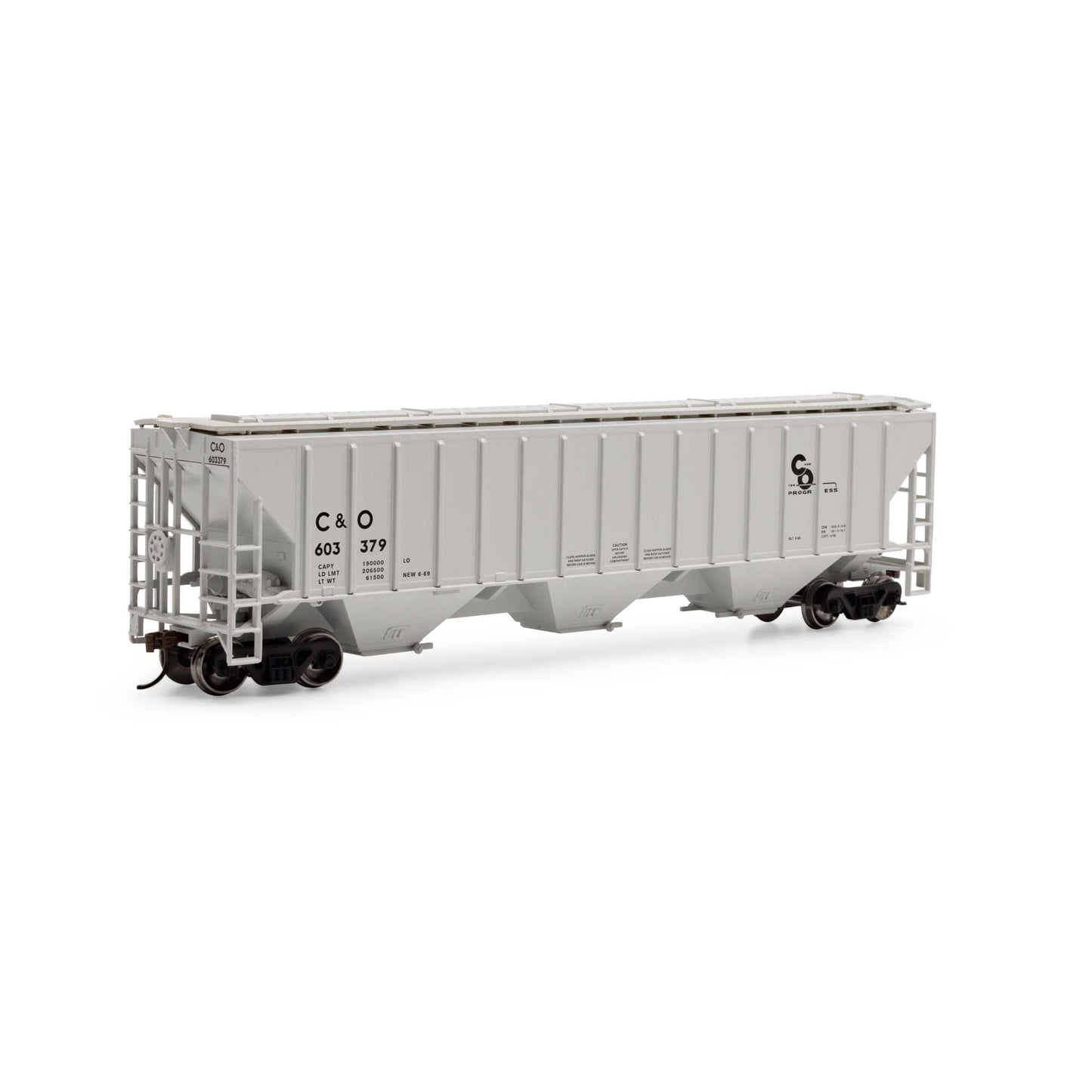 HO PS4740 Covered Hopper C&O #603379 (ATH22268)