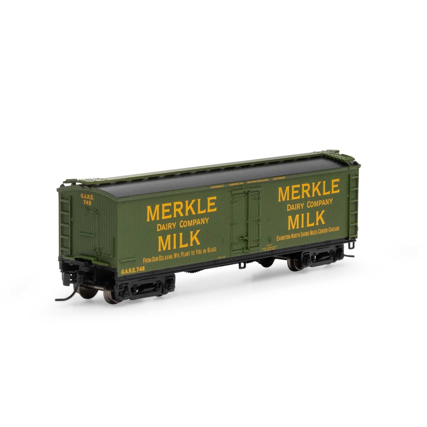 N 40' Pfaudler Milk Car Plastic Model (ATH24036)