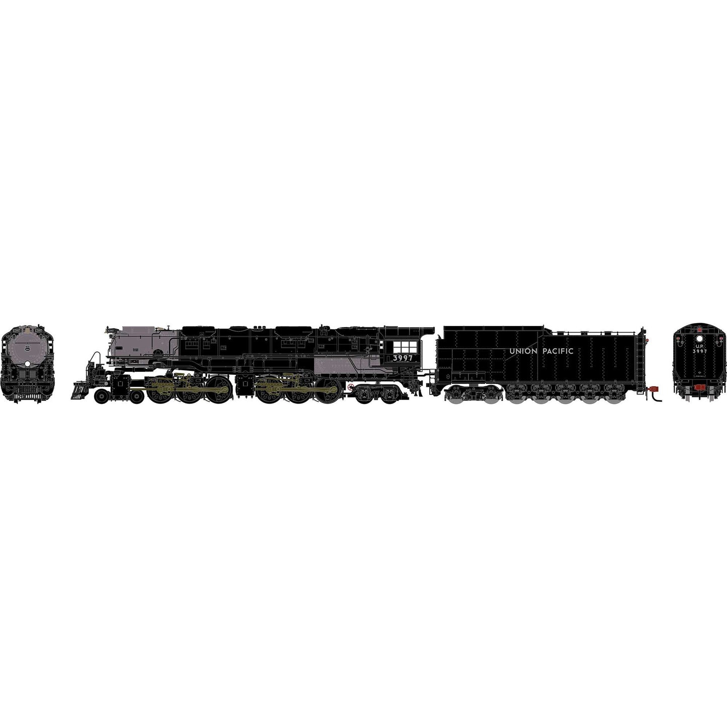 N 4-6-6-4 Union Pacific #3997 Steam Locomotive (ATH25545)