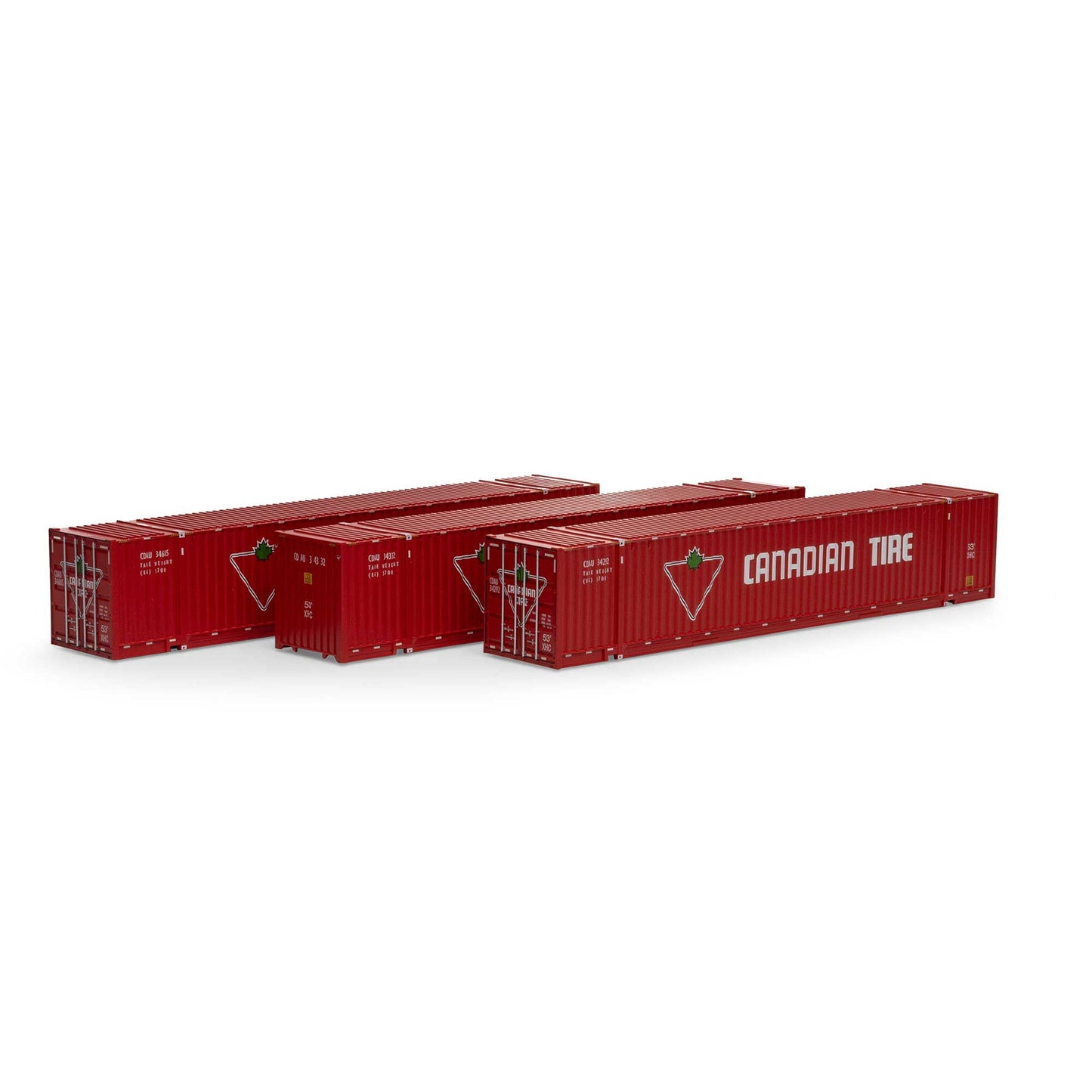 HO RTR 53' Jindo Container for Model Railroads (ATH26523)
