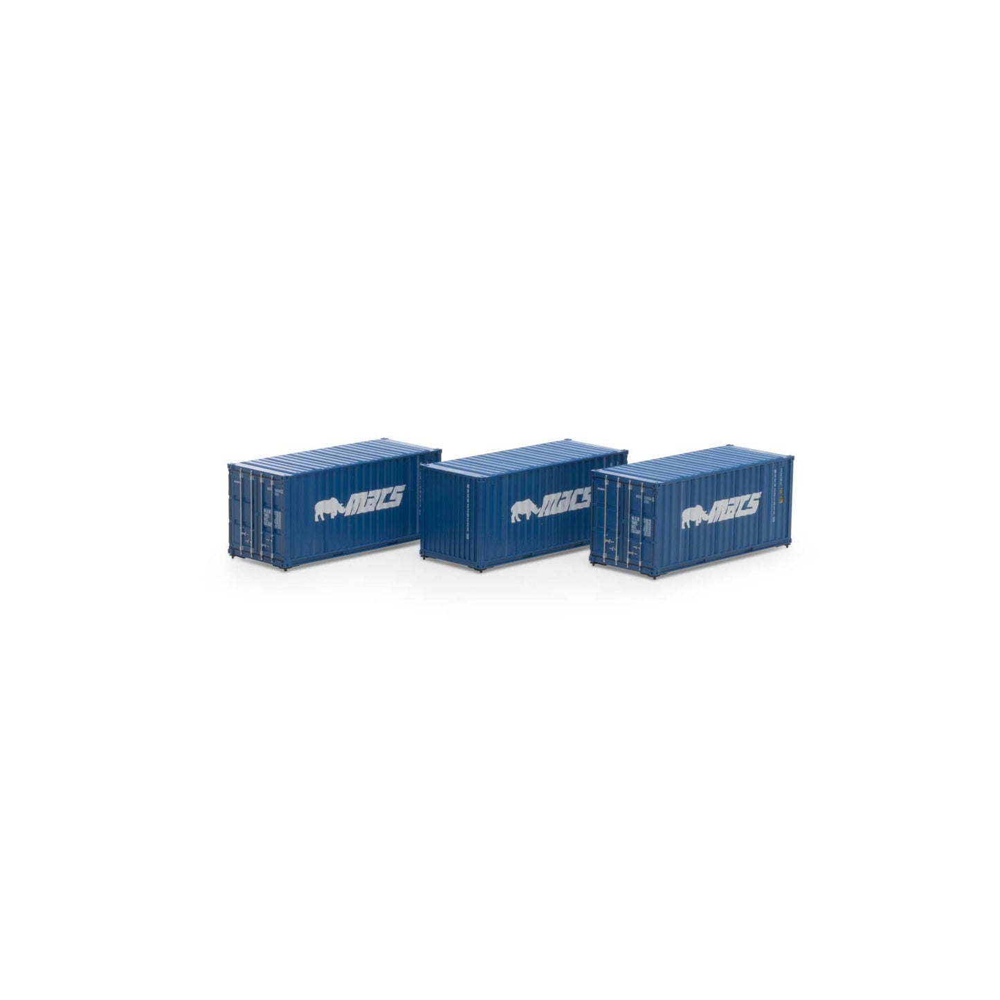 HO RTR 20' Corrugated Container MOCU #2 (3) (ATH27790)