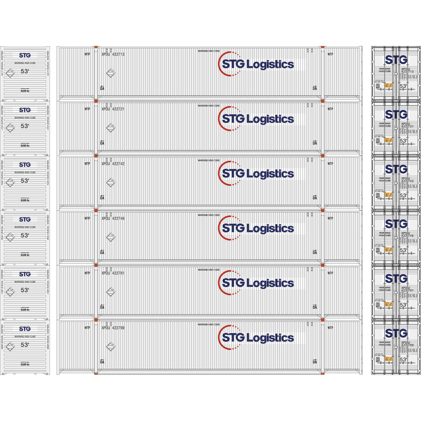 HO 53' CIMC Container STG Logistics #2 (ATH28520)