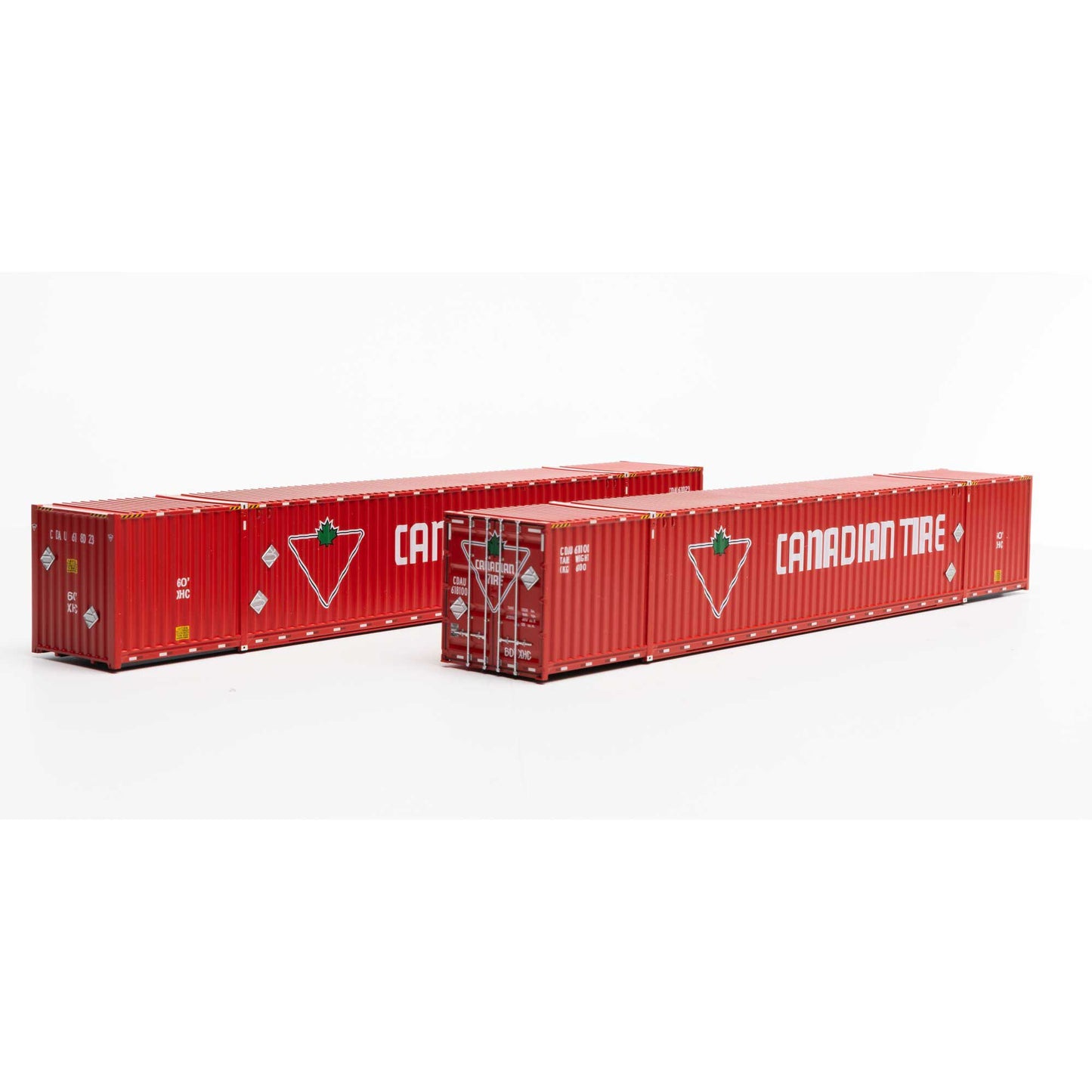 HO 60 Foot Container CDAU #618023 / 618100 (ATH28532)