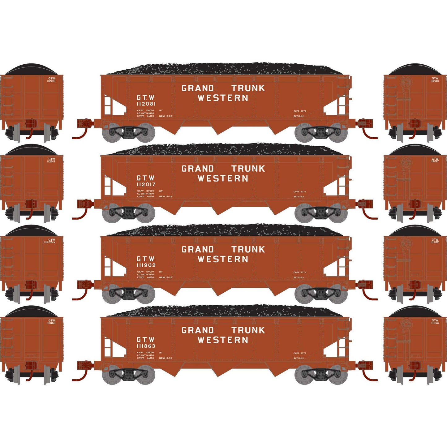 N 40' Offset Coal Hopper with Load GTW #2 (ATH28575)