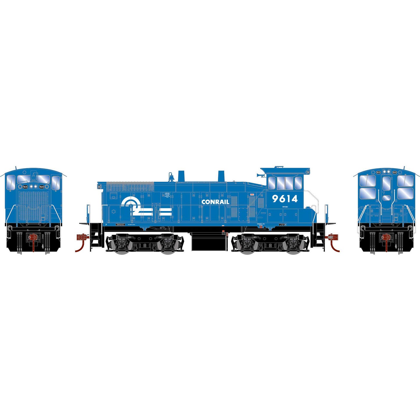 HO RTR SW1500 Conrail #9614 (ATH28662)