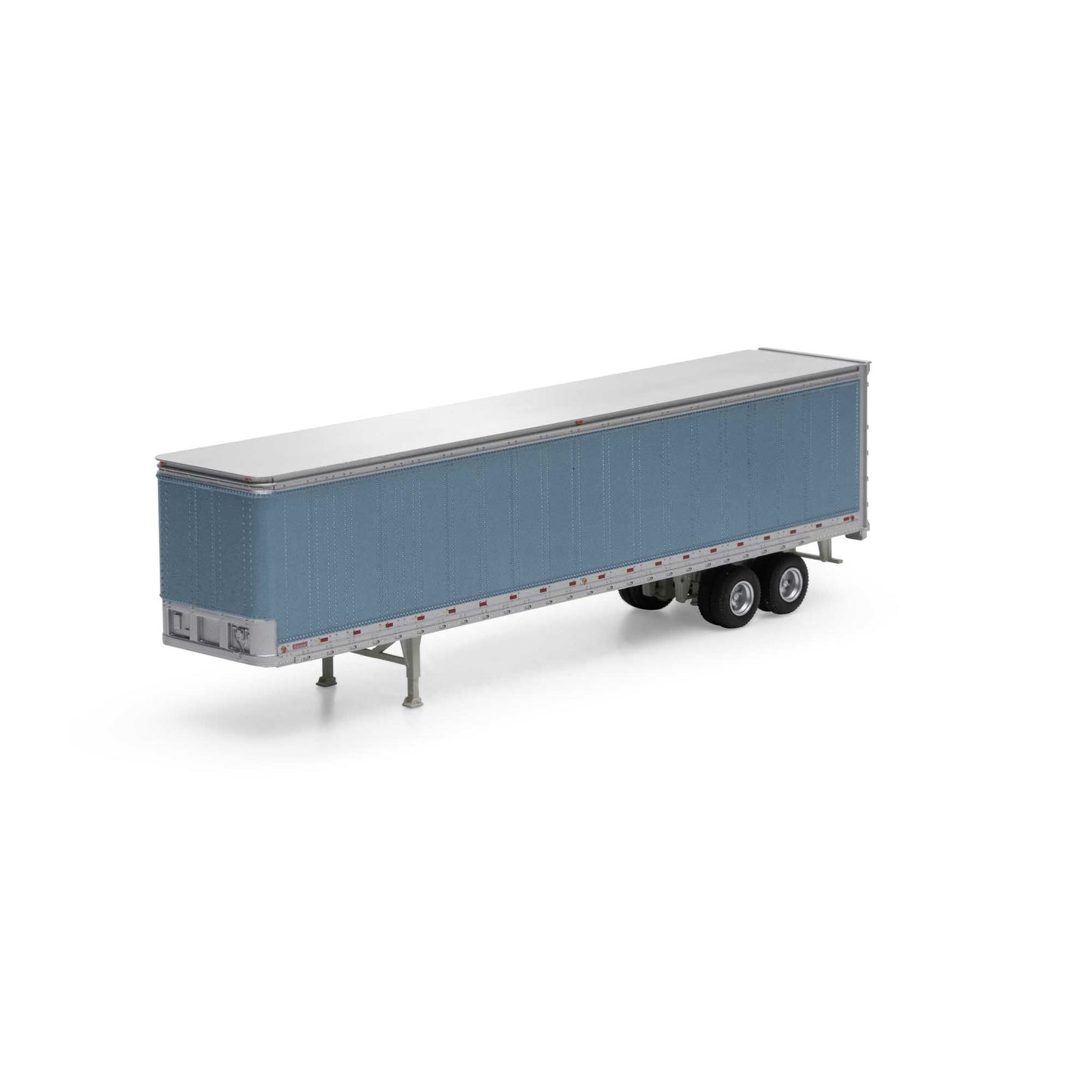 HO 45' Smooth Side Trailer Metallic Blue Plastic Model (ATH29082)