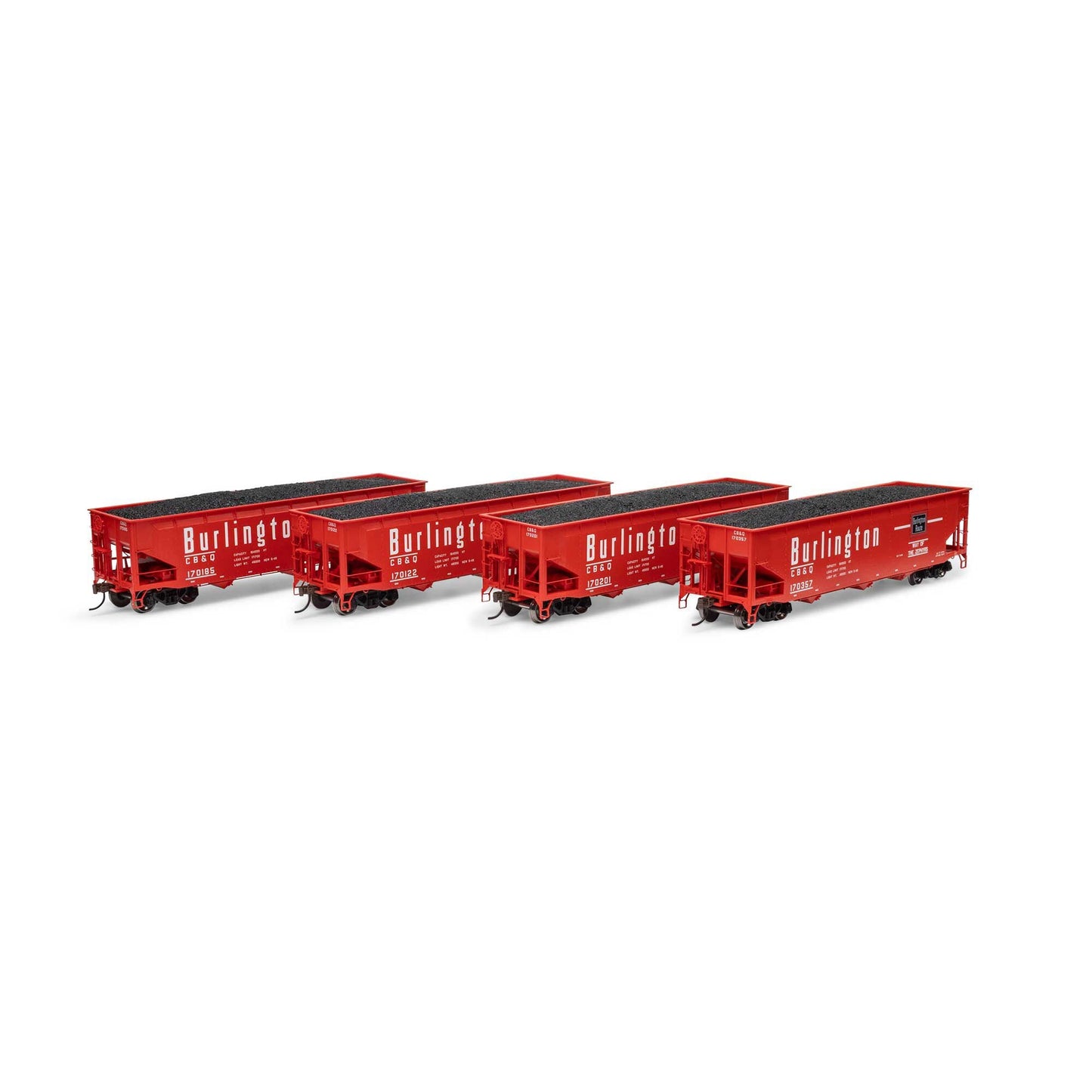 HO 40' Offset Coal Hopper with Load (ATH33082)