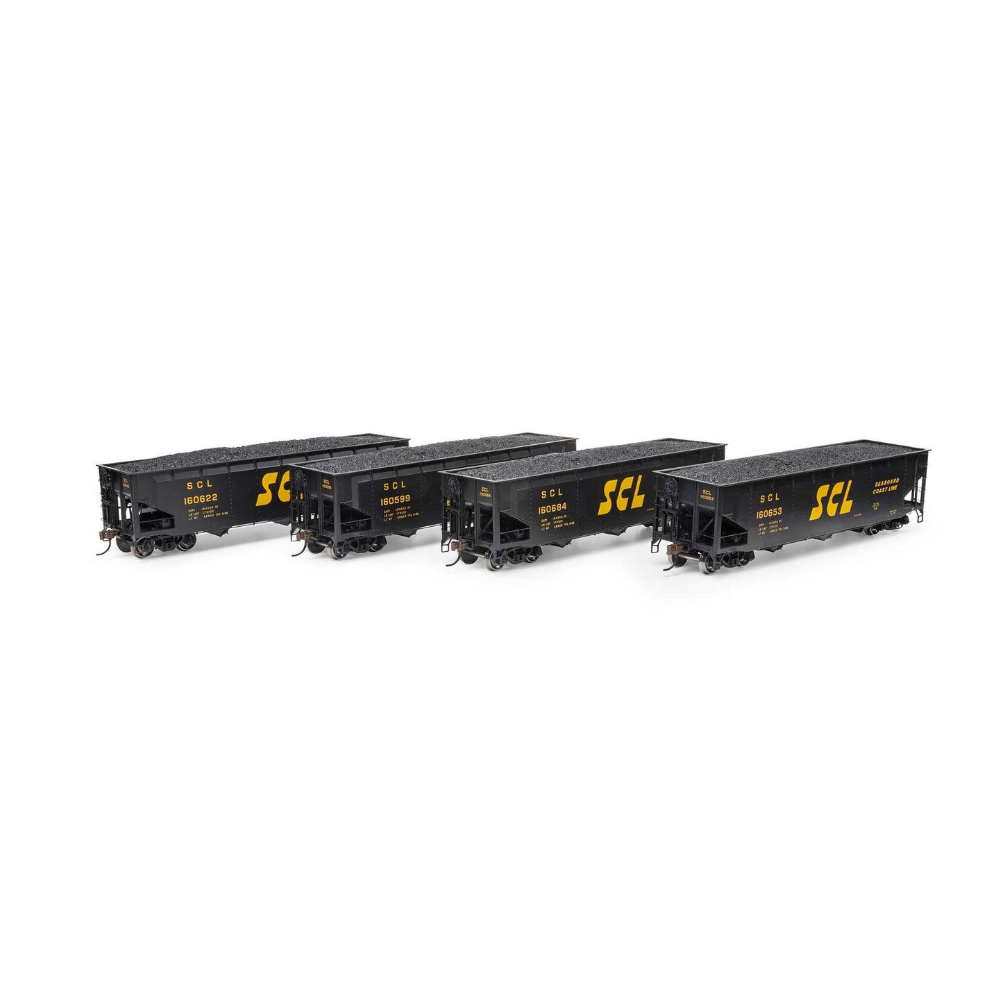 HO 40' Offset Coal Hopper with Load, SCL #1 (ATH33090)