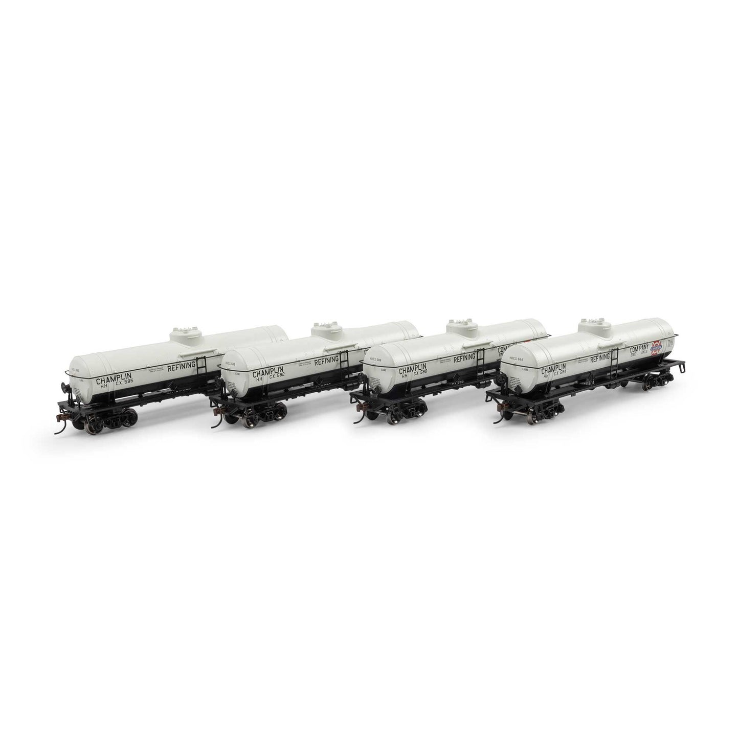 HO 1-Dome Tank Car Champlin/HHCX 4-Pack (ATH3376)