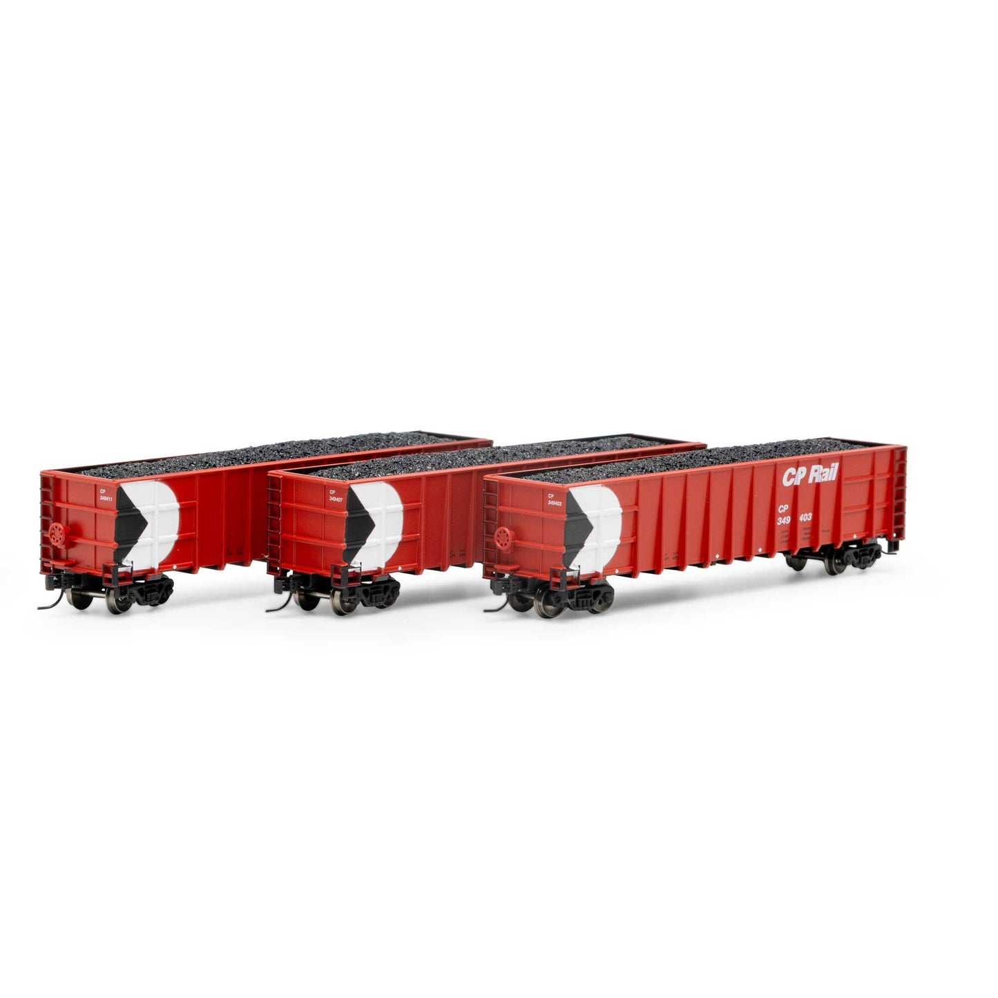 N Thrall High Side Gondola with Load, CPR #1 (3) (ATH3880)
