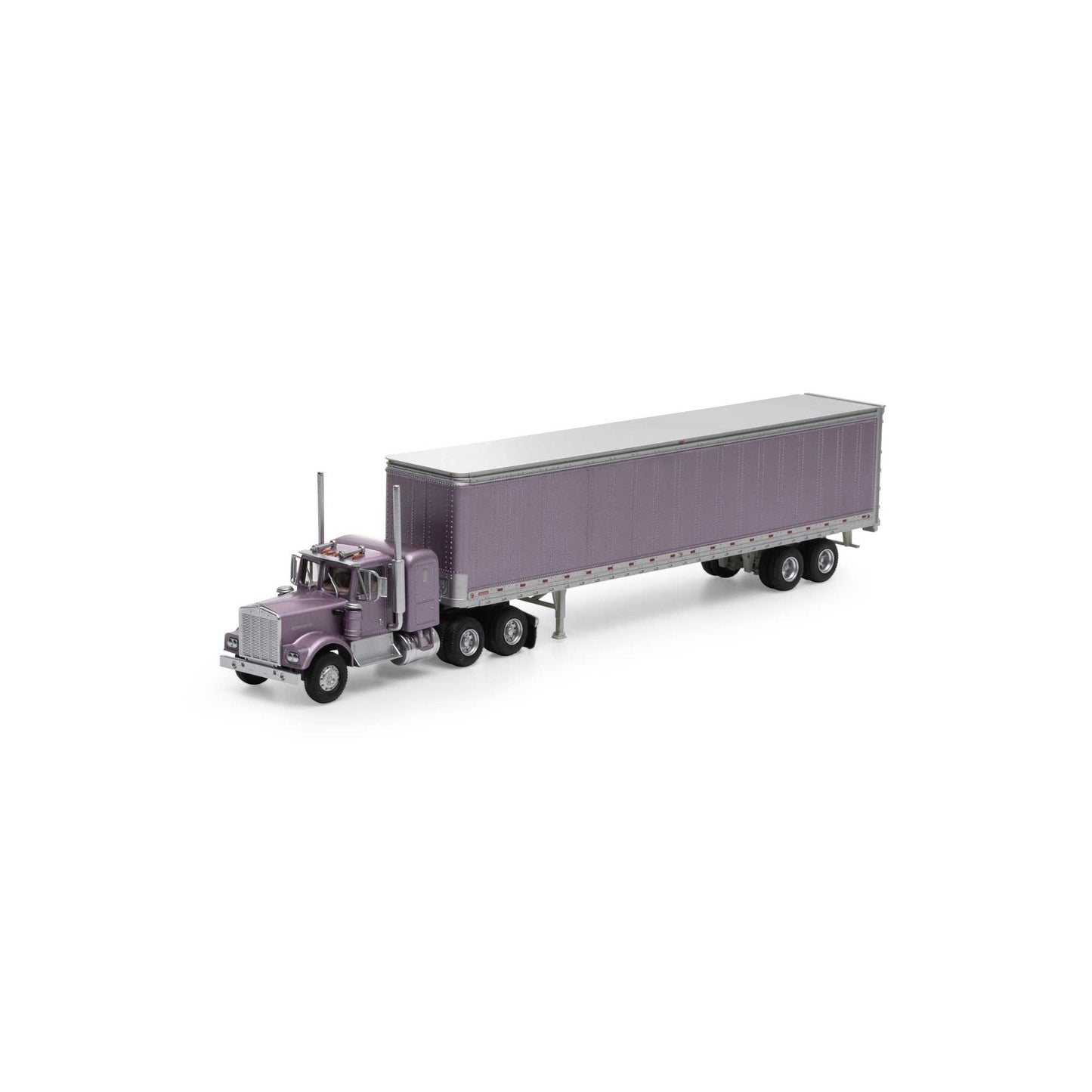 HO Kenworth Tractor and Trailer Purple-Metallic (ATH41091)