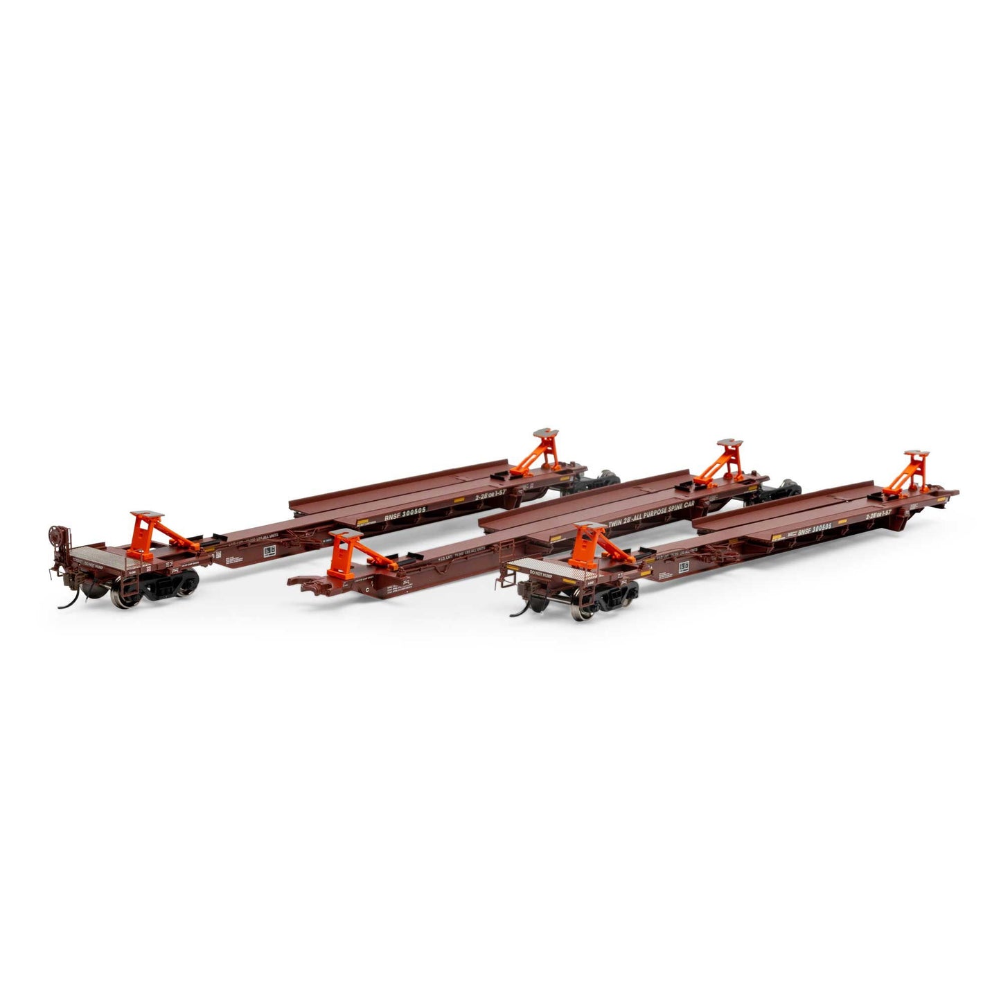 HO 57' Trinity Spine Car BNSF #300505 (ATH41098)