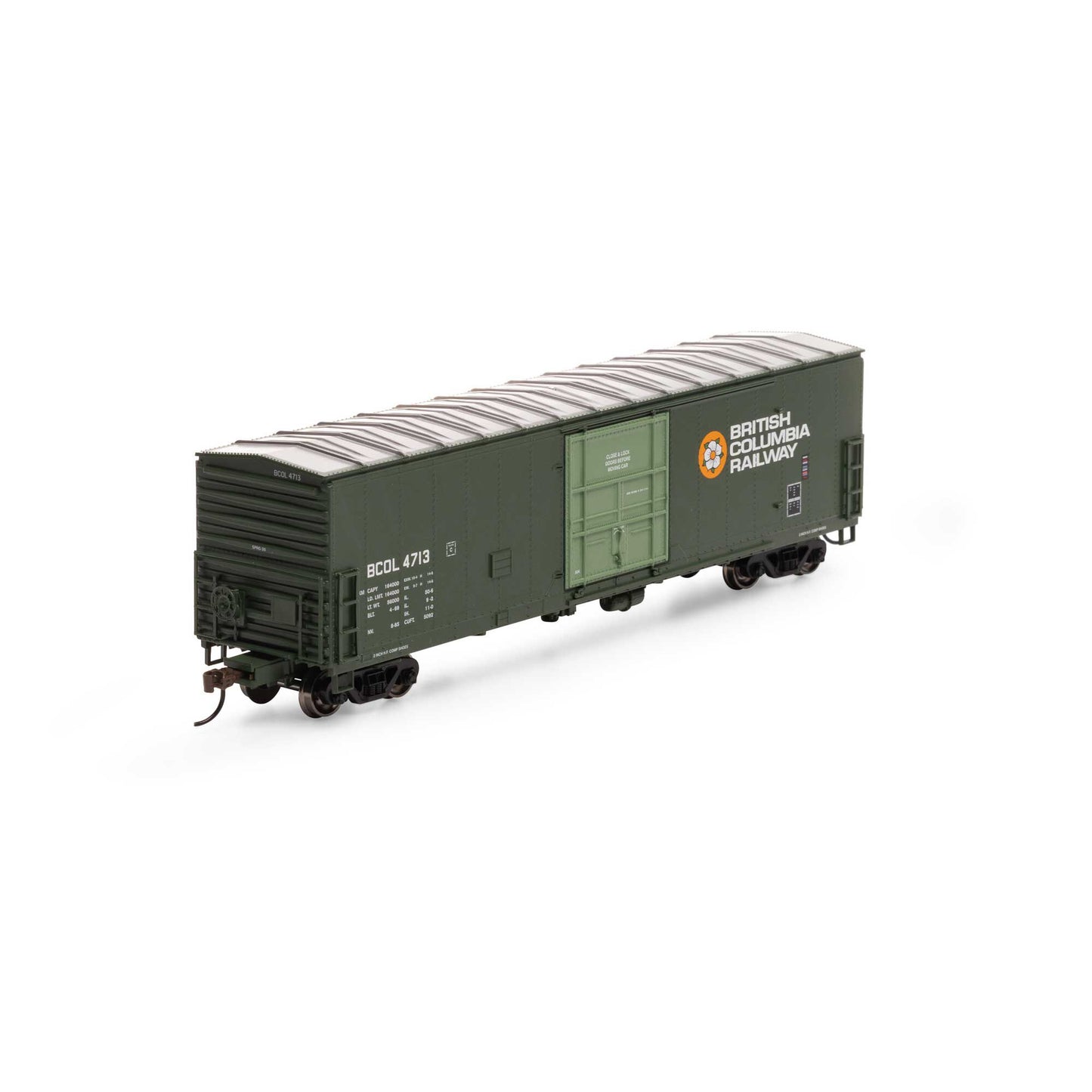 HO 50' Superior Plug Box BCOL #4713 Model Boxcar (ATH71061)