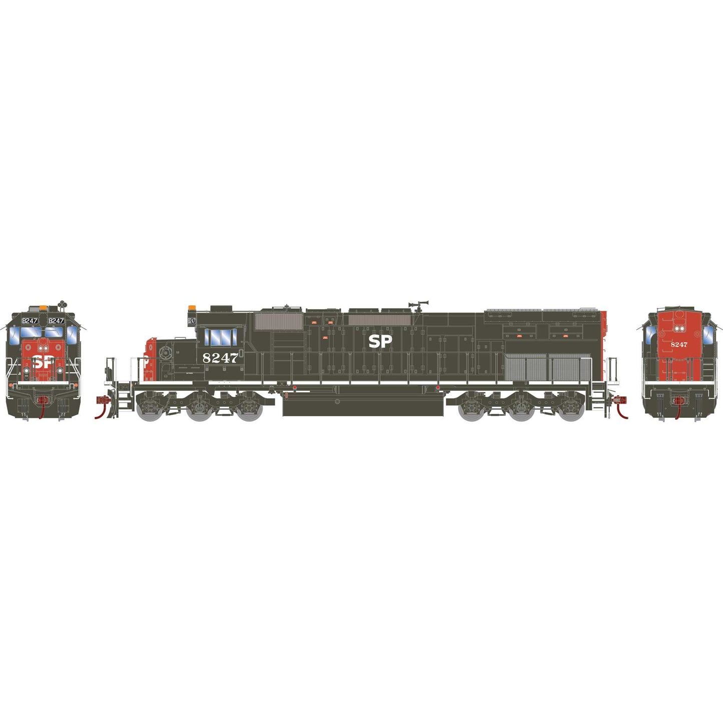 HO RTR SD40T-2 SP/Roseville #8247 Diesel Locomotive (ATH72062)