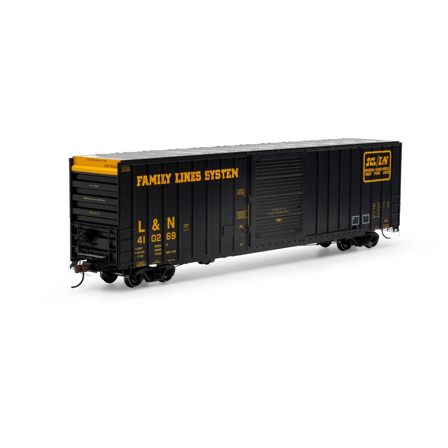 HO 60' ICC Hi-Cube Boxcar L&N #410269 Plastic Model (ATH72839)