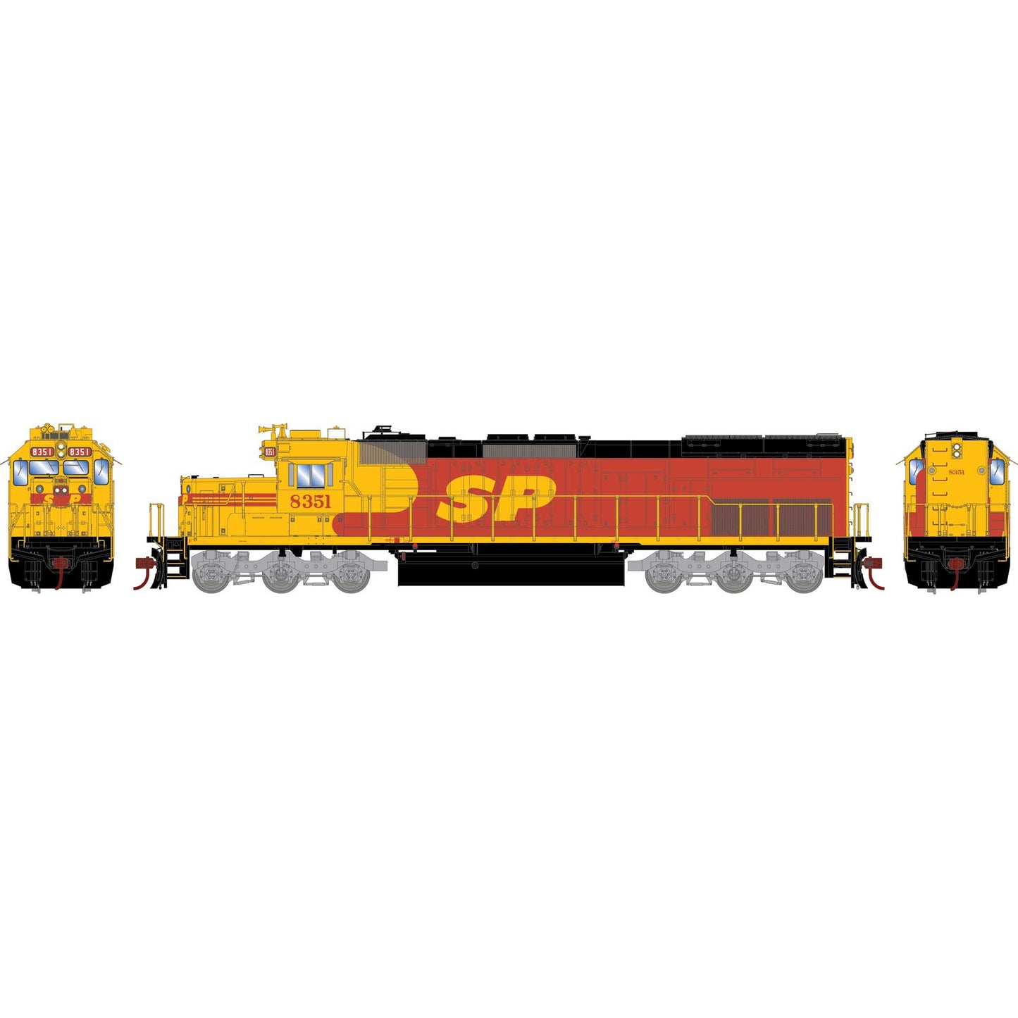 HO SD40T-2 Locomotive SP/Kodachrome #8351 (ATH73048)