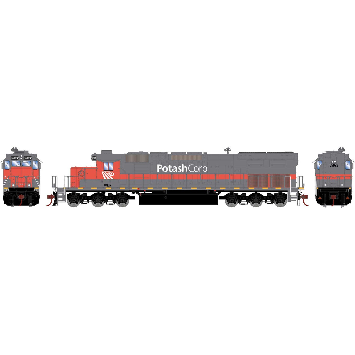 HO SD40T-2 Locomotive Potash/WRIX #35022 (ATH73056)