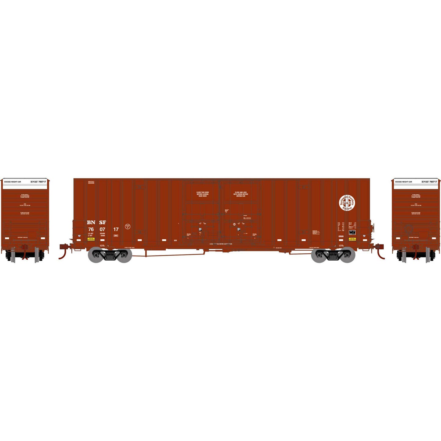 HO 60' Gunderson Box BNSF Model (ATH75319)