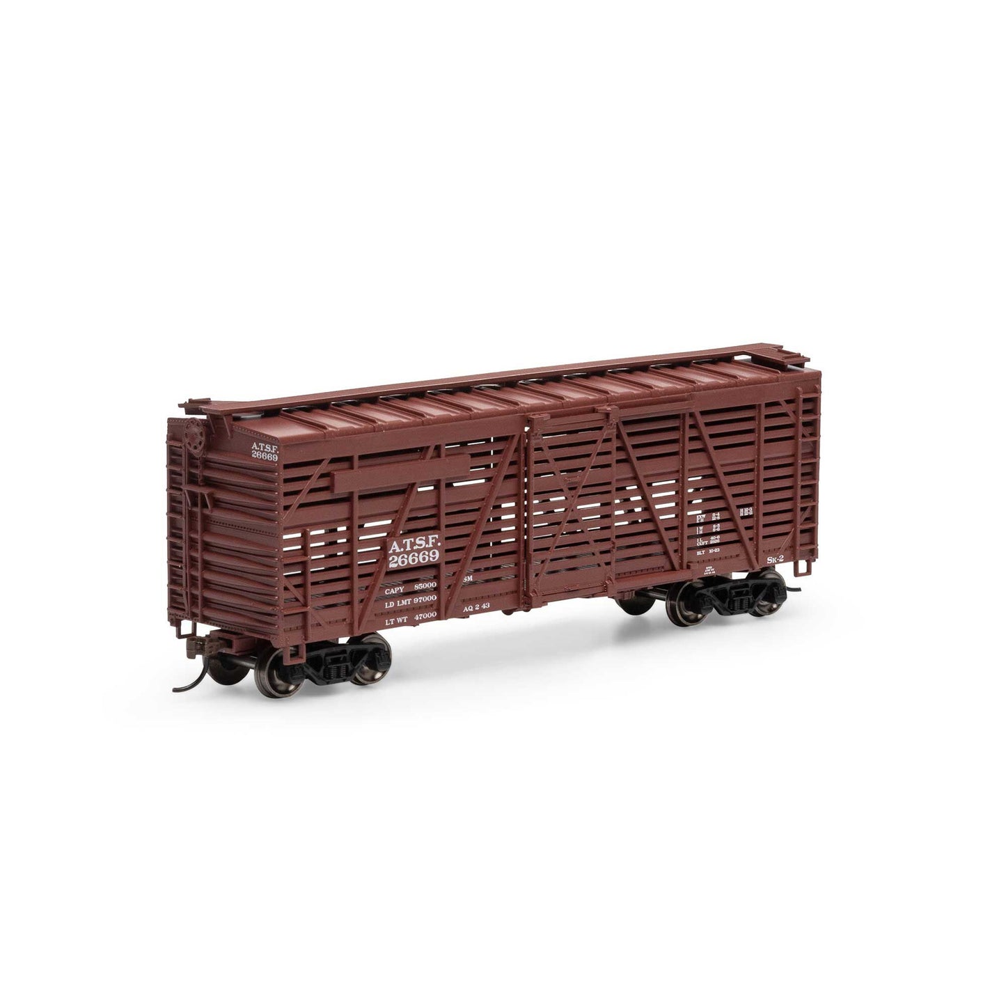 HO 40' Stock Car ATSF #26669 (ATH75990)