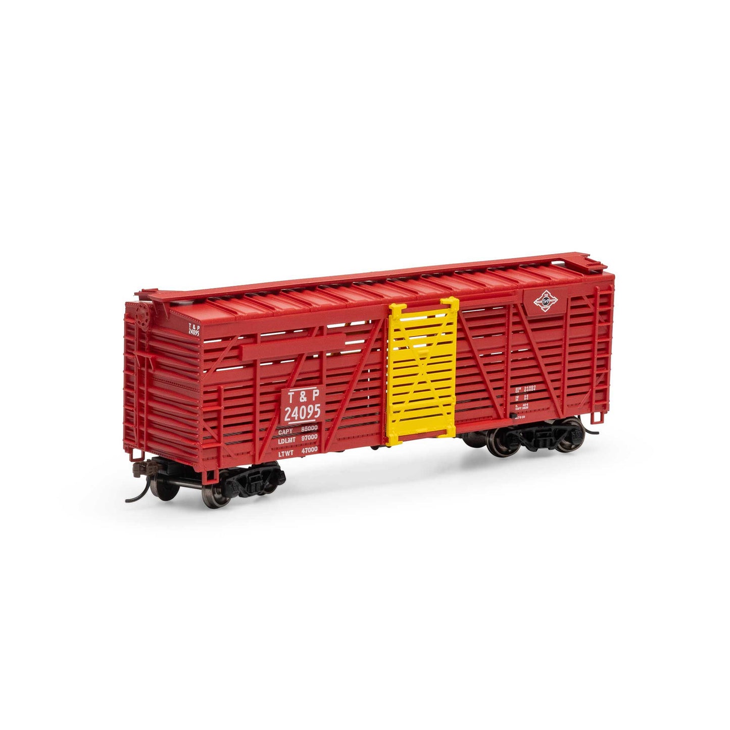 HO 40' Stock Car T&P #24095 Plastic Model (ATH76005)
