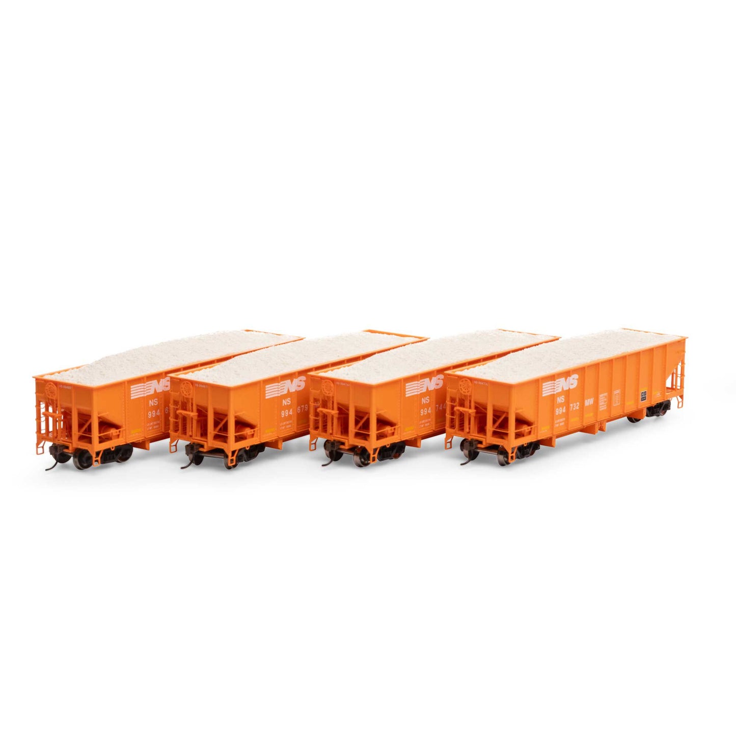 HO 40' Ribbed 3-Bay Ballast Hopper (ATH7641)