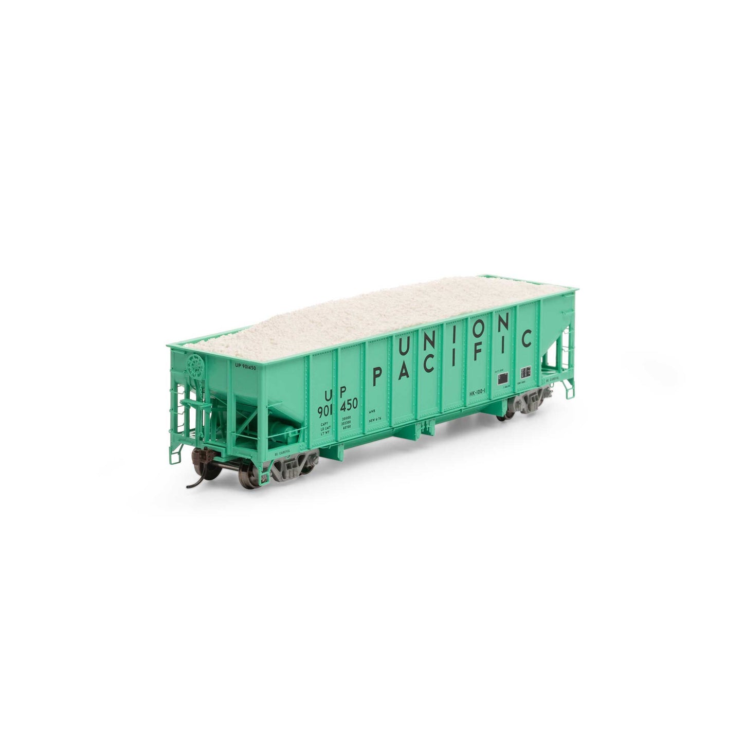 HO 40' Ribbed 3-Bay Ballast Hopper Union Pacific #901450 (ATH7648)