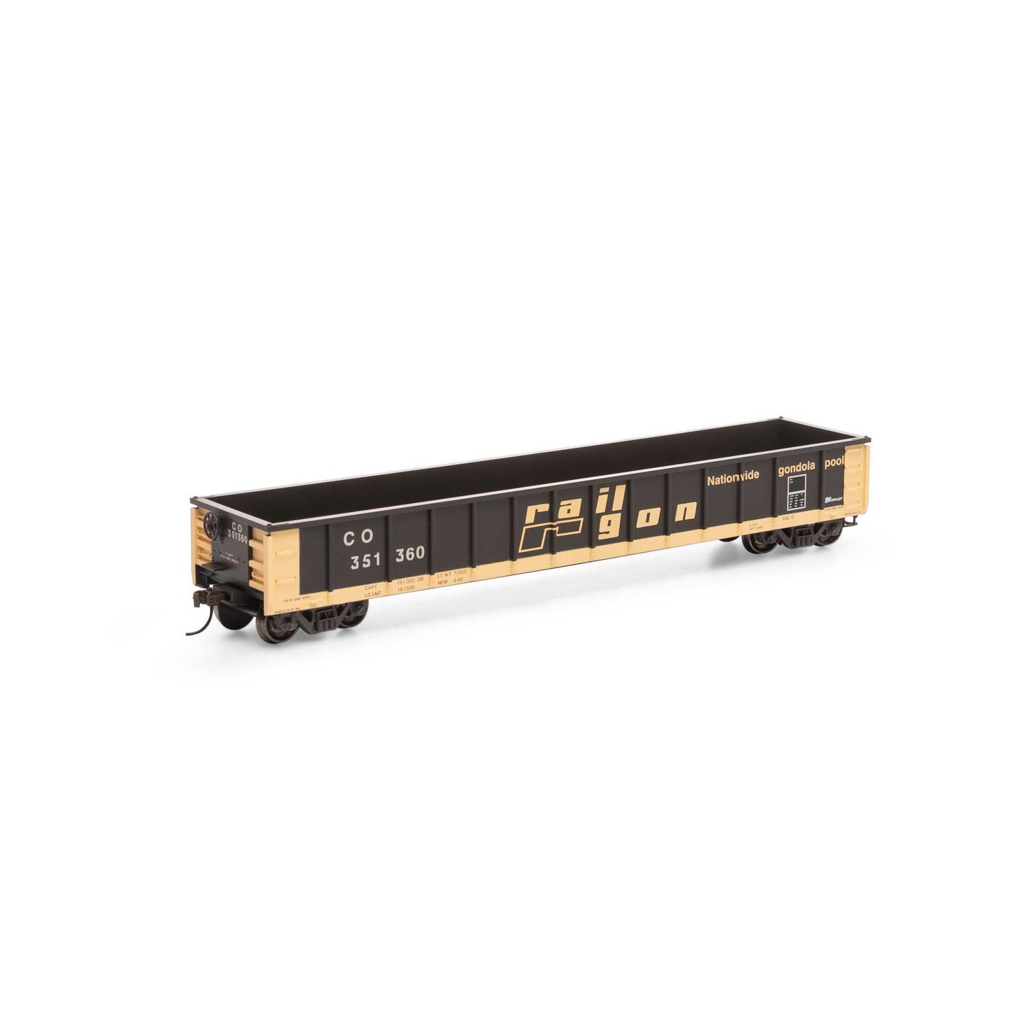 HO 52' Mill Gondola C&O #351360 (ATH8180)