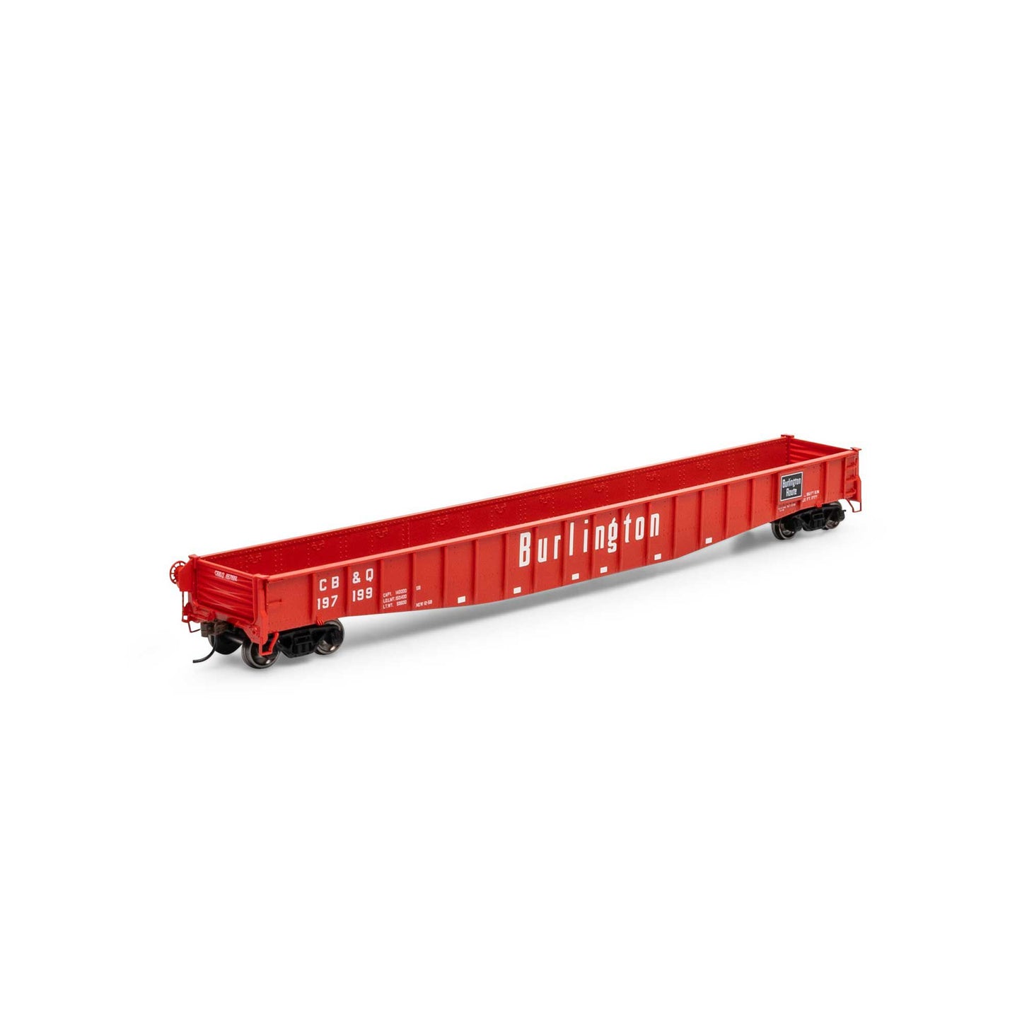 HO 65'6" Mill Gondola Ready to Run CB&Q #197199 (ATH82967)