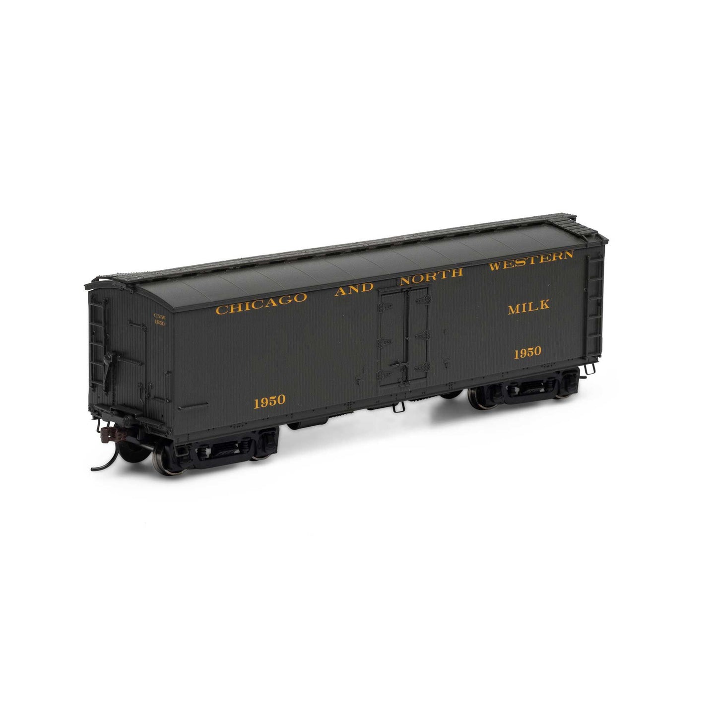 HO 40' Pfaudler Milk Car C&NW #1950 Plastic Model (ATH84707)