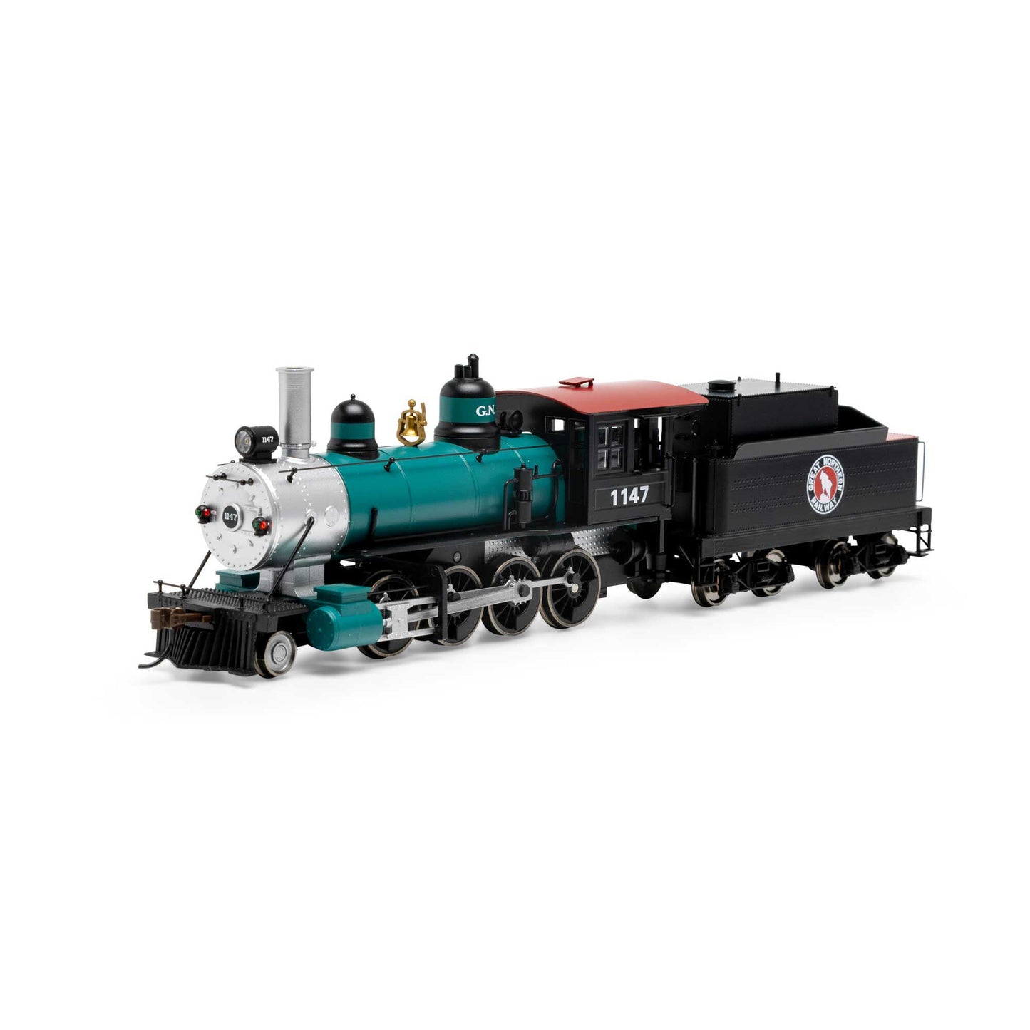 HO Old Time 2-8-0 Locomotive with DCC and Sound, GN #1147 (ATH85010)