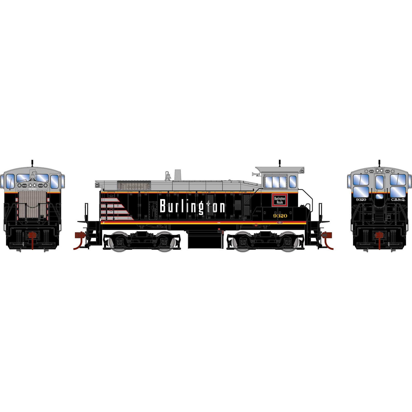 HO SW1000 Locomotive CB&Q #9320 (ATH86746)