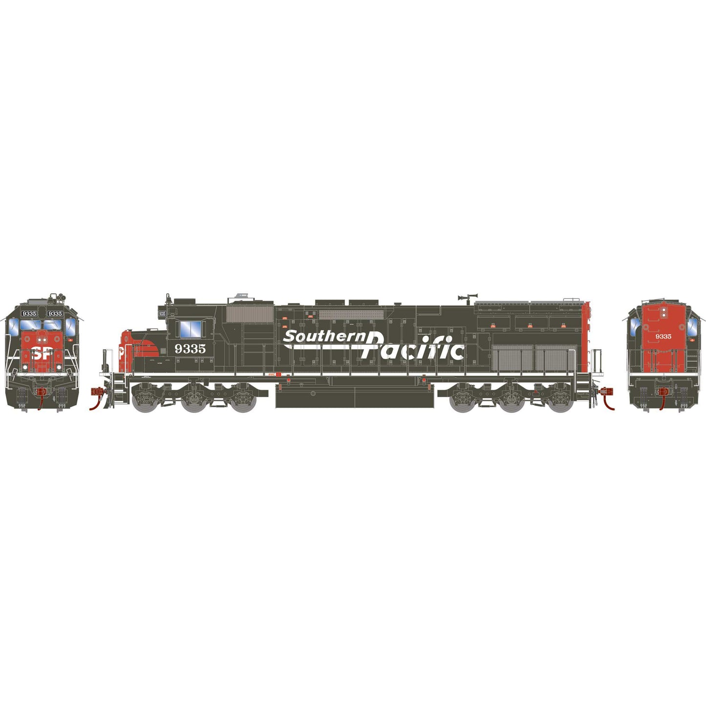 HO SD45T-2 Locomotive Southern Pacific Speed Letter #9335 (ATH86872)