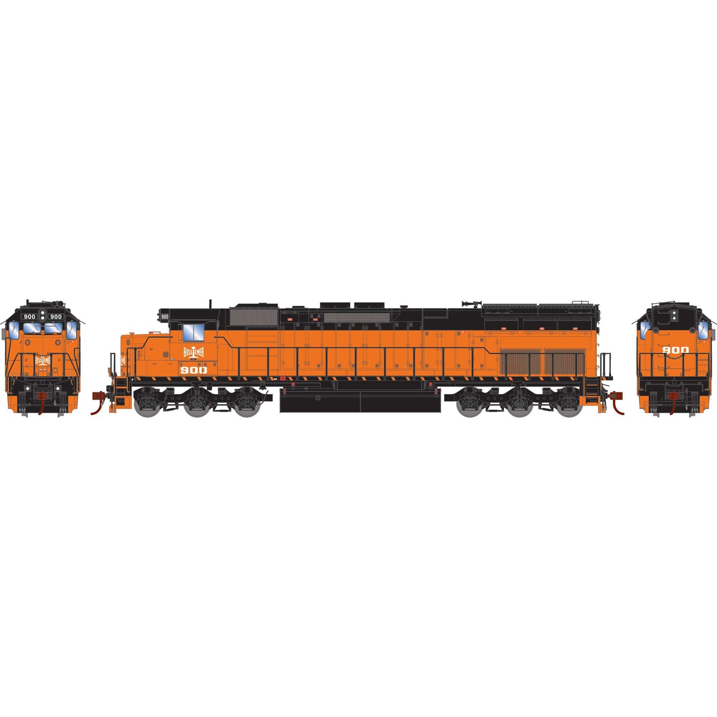 HO SD45T-2 Locomotive Bessamer & Lake Erie #900 (ATH86881)