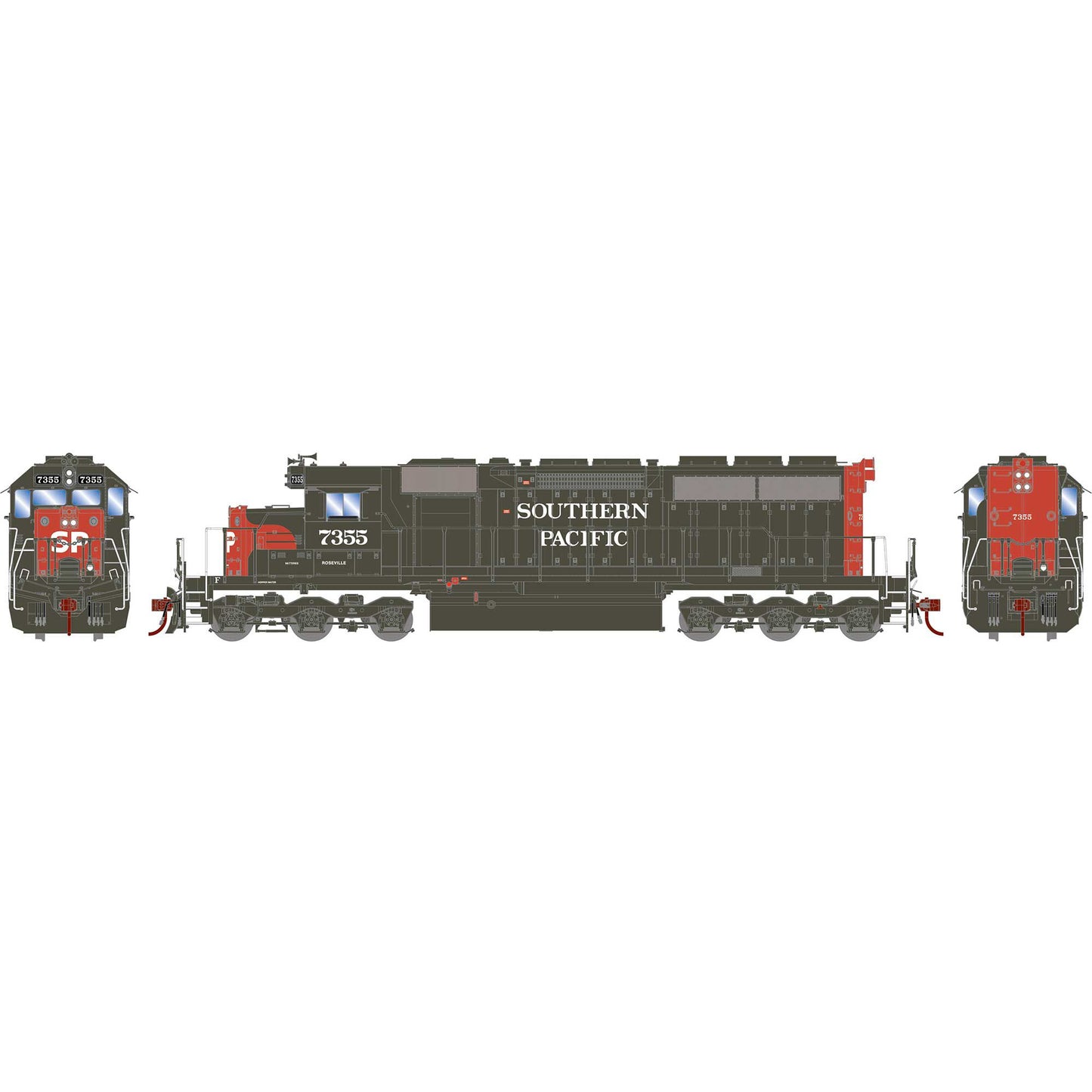 HO SD40R Locomotive Southern Pacific #7355 (ATH87222)