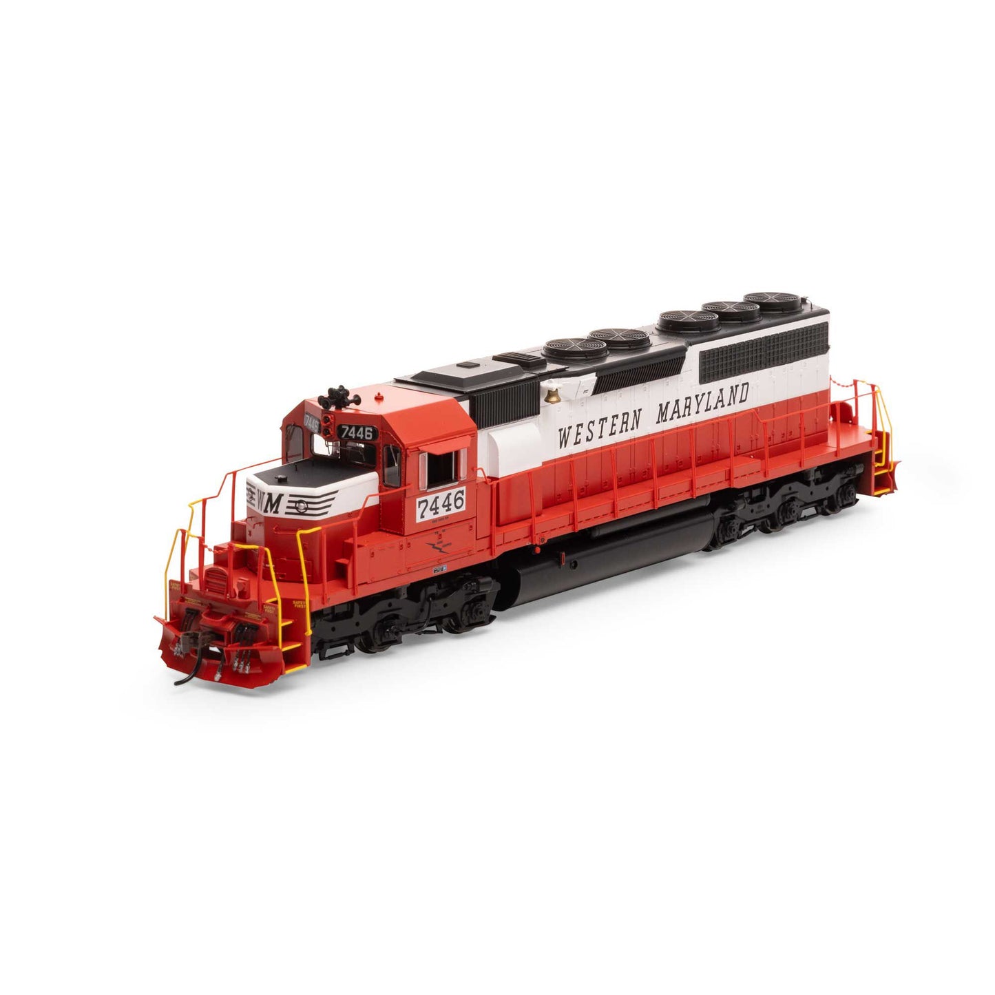 HO SD40 Locomotive with DCC and Sound Western Maryland #7446 (ATH87329)