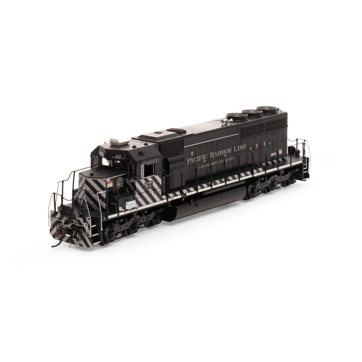 HO SD40 Locomotive with DCC and Sound, Pacific Harbor Line #67 (ATH87336)
