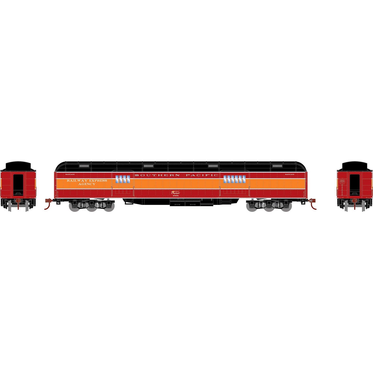 HO Heavyweight Baggage Car SP #6092 (ATH88212)