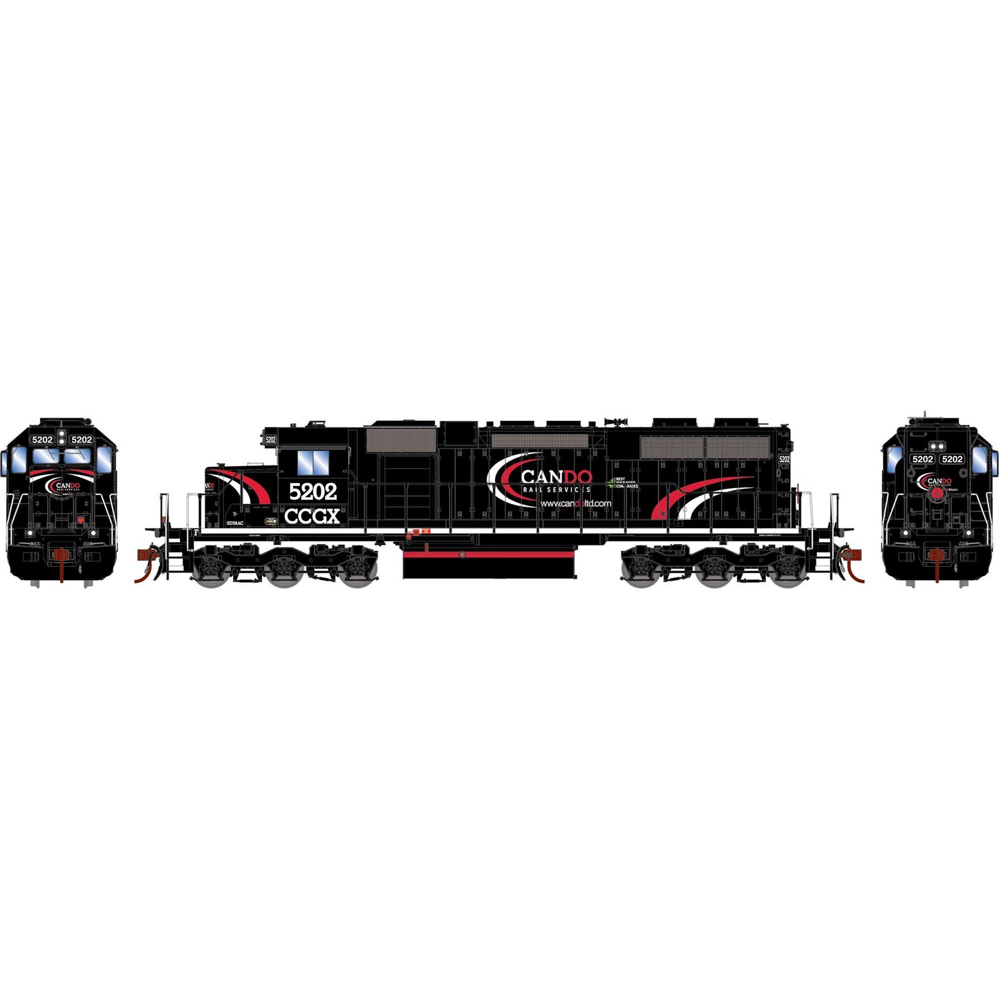 HO RTR SD38 CCGX 5202 Locomotive (ATH88642)