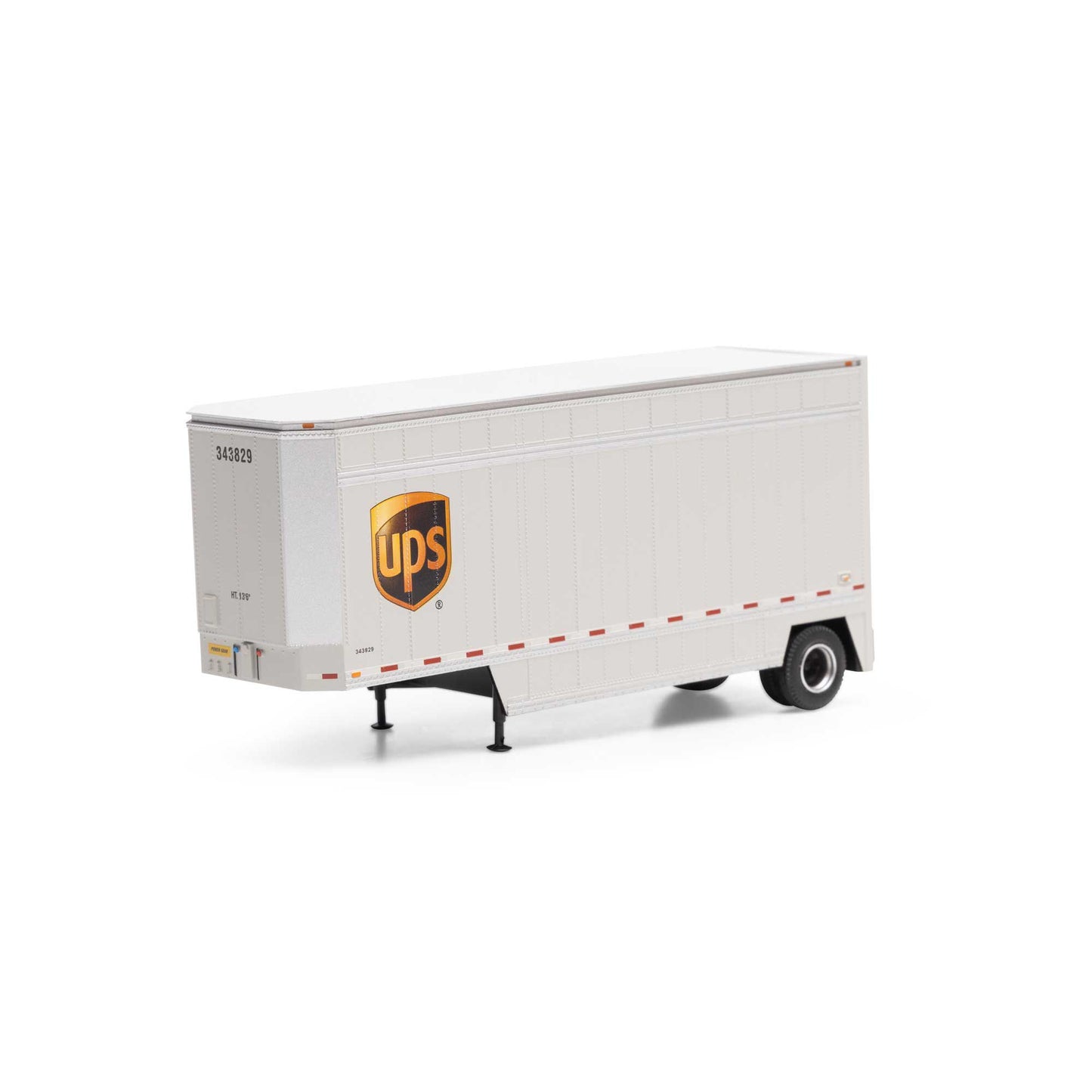 HO RTR 28' Drop Sill Trailer with UPS Decoration (ATH90211)