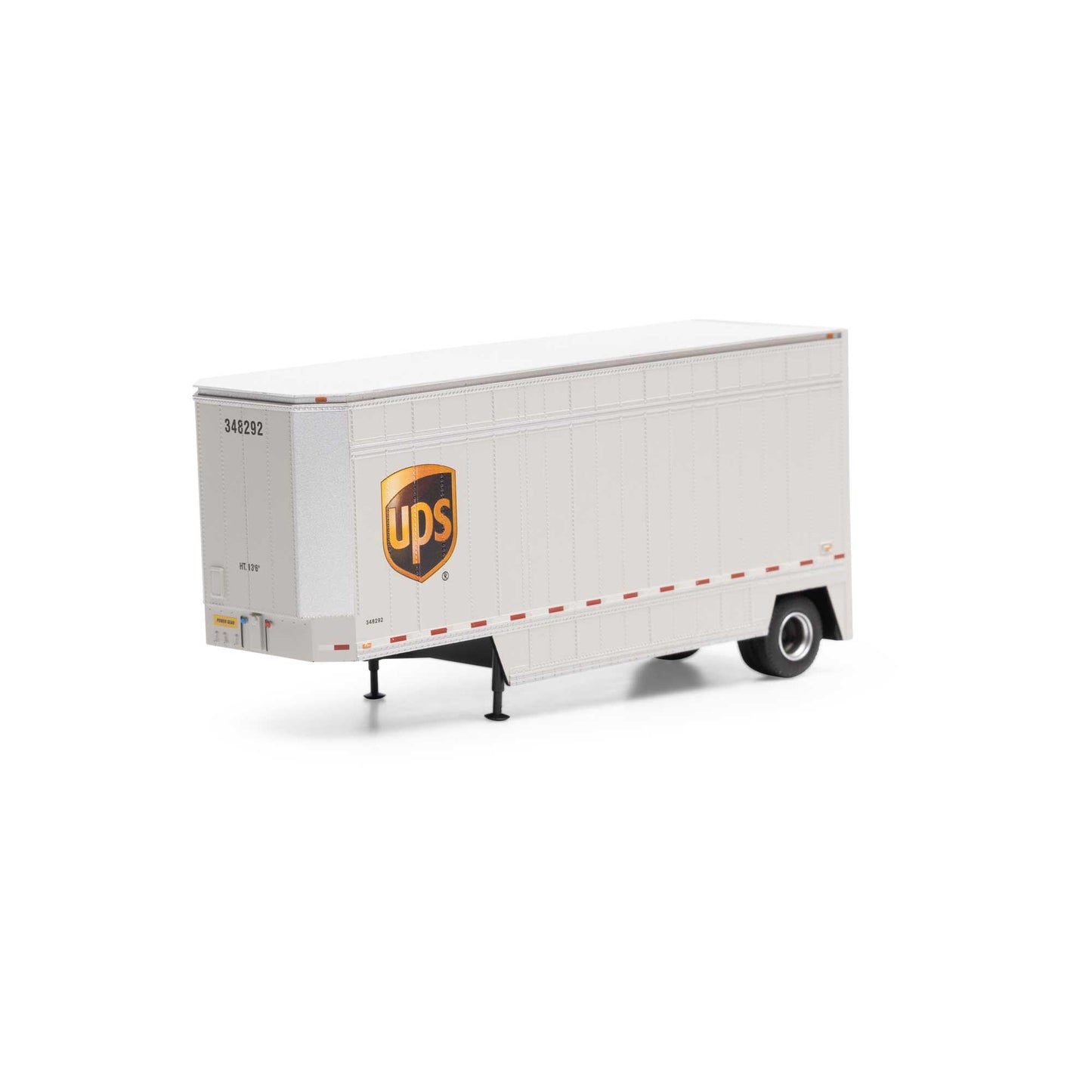 HO RTR 28' Drop Sill Trailer with UPS Decoration (ATH90212)