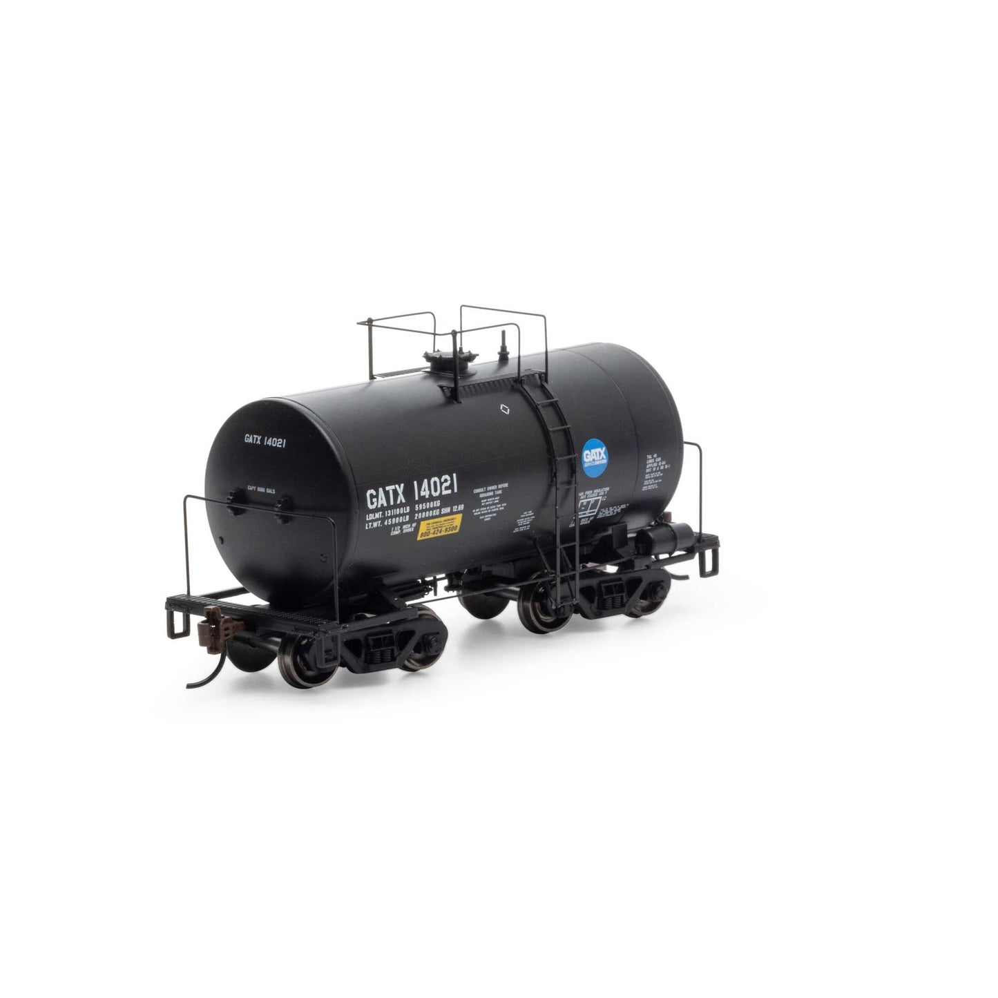 HO 30' NACC 8,000-Gallon Tank GATX #14021 Plastic Model (ATH97183)