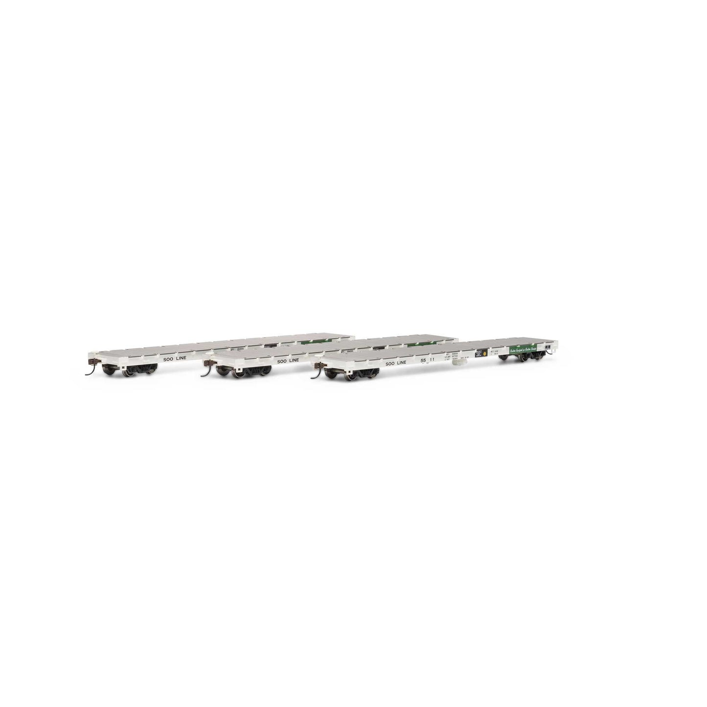 HO 60' Flatcar by SOO (ATH98084)