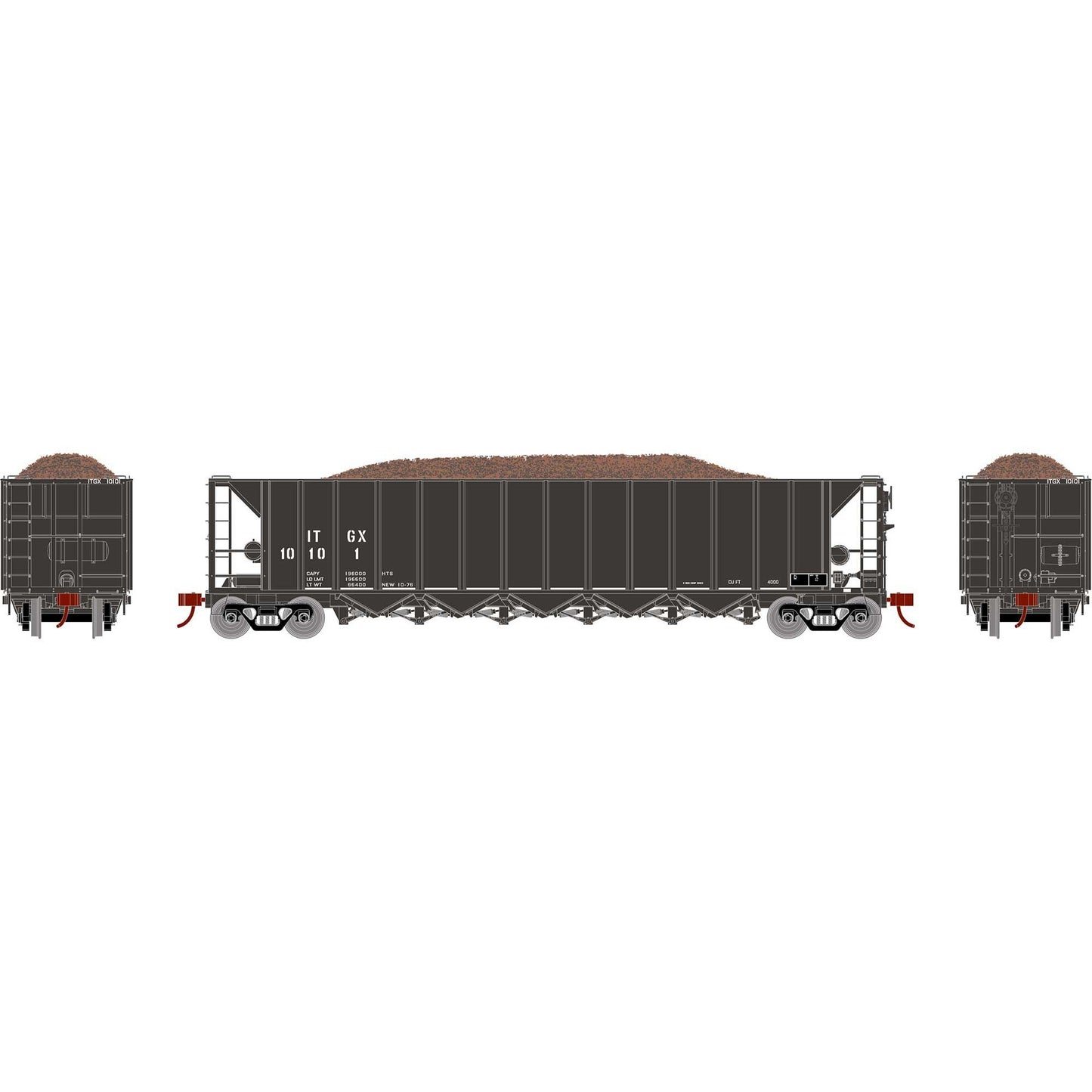 HO RTR 5-Bay Rapid Discharge Hopper ITGX (ATH98494)