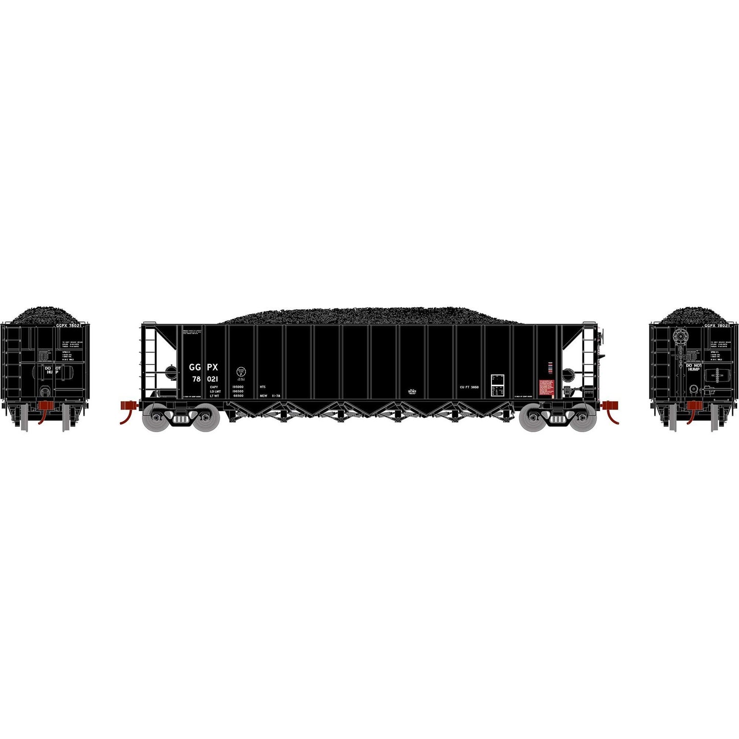 HO RTR 5-Bay Rapid Discharge Hopper GGPX 78021 (ATH98648)