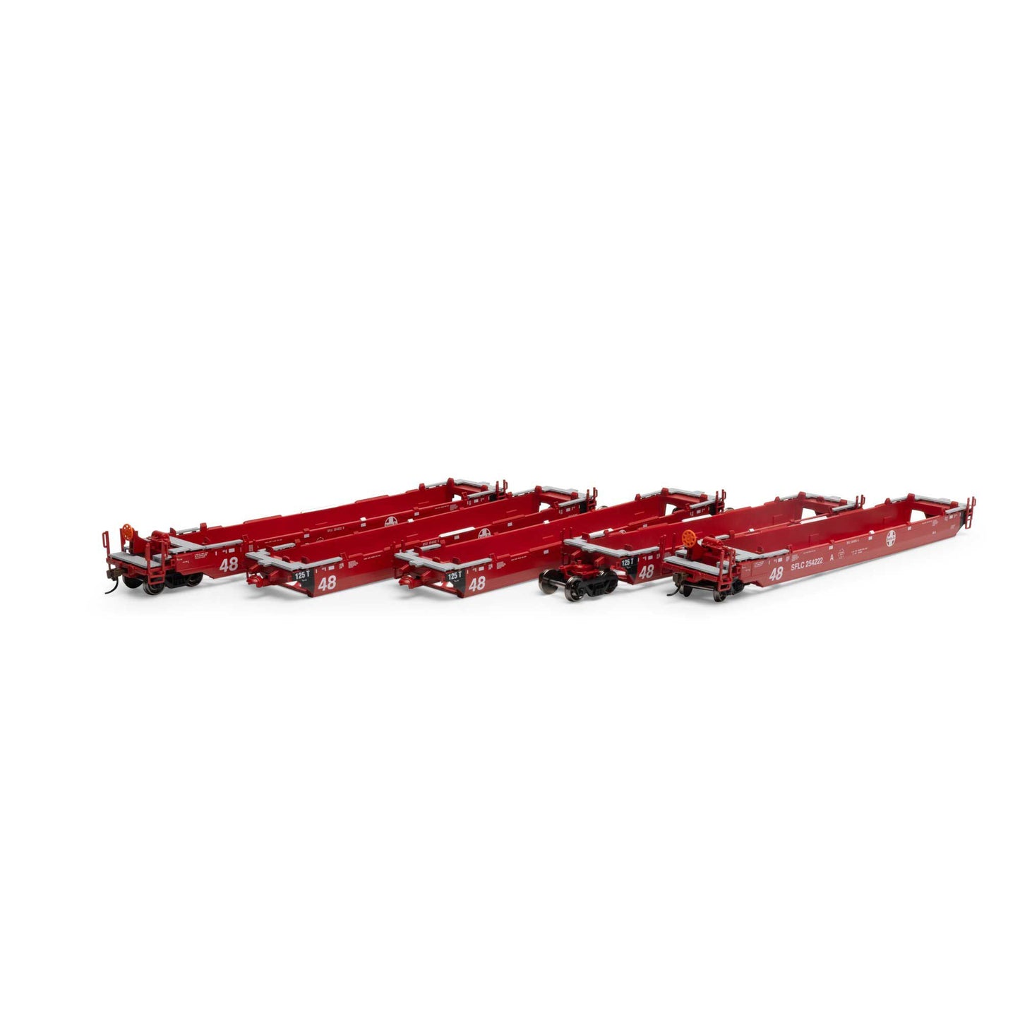 HO Maxi-III Well Cars SFLC #254222 (5) (ATH98937)