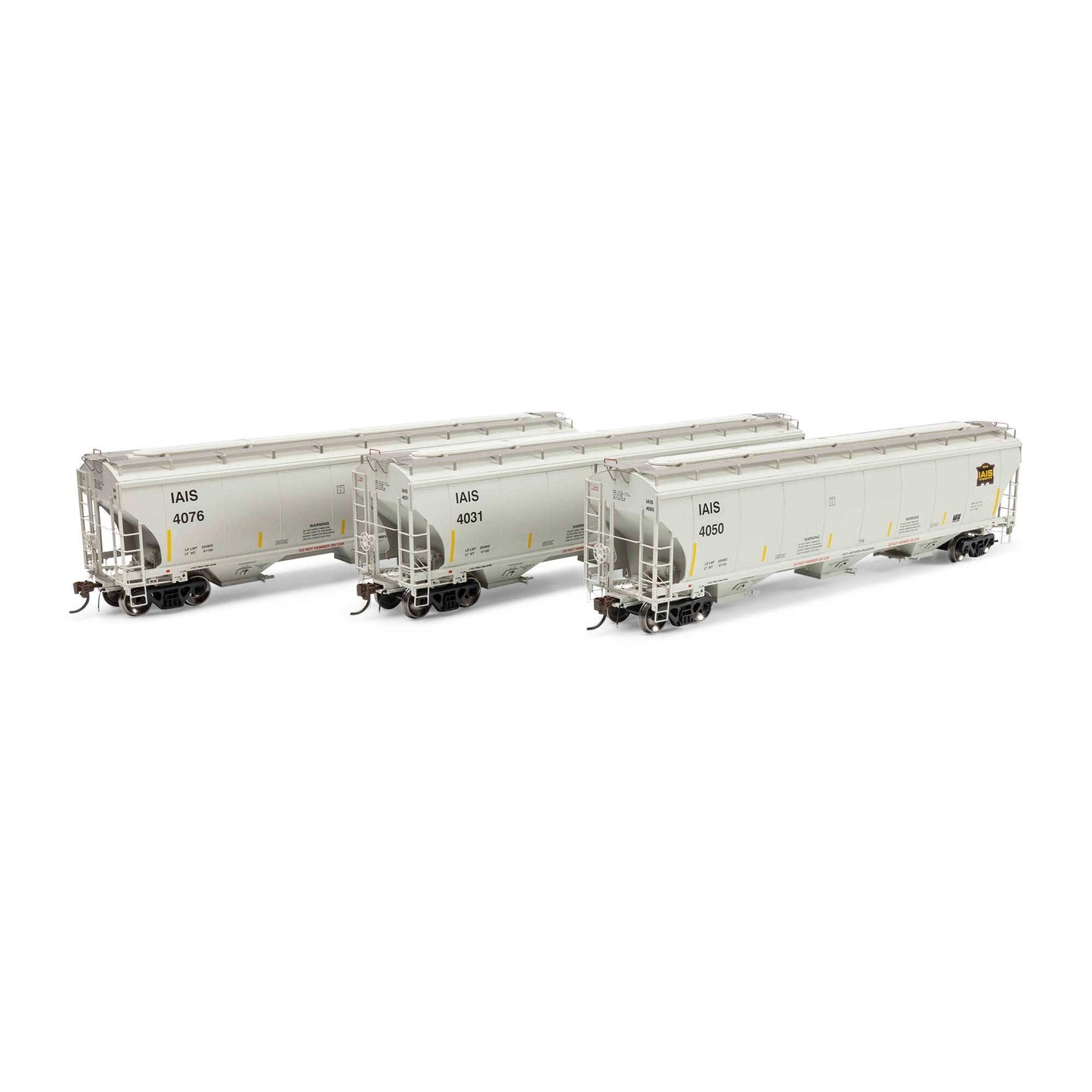 HO GEN Trinity 5161 Covered Hopper IAIS #4031/4050/4076 (3) (ATHG-1070)