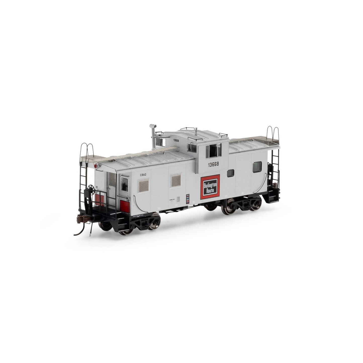 HO GEN ICC Caboose with Lights & Sound, CBQ #13668 (ATHG-1098)