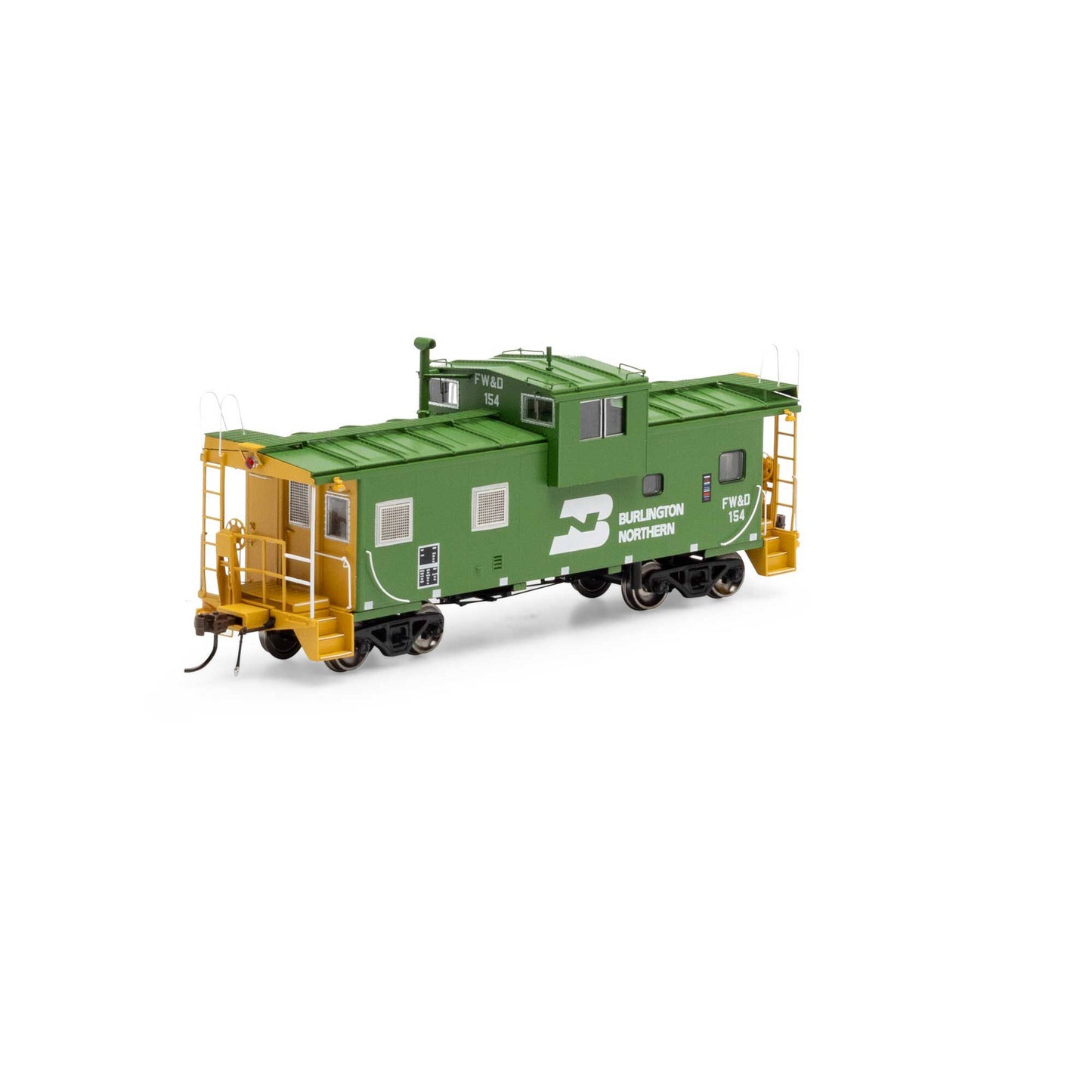 HO GEN ICC Caboose with Lights & Sound FWD #154 (ATHG-1103)