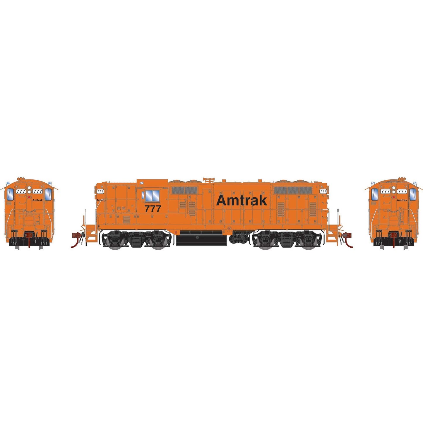 HO GP7 Locomotive with DCC and Sound AMTK #777 (ATHG-1249)