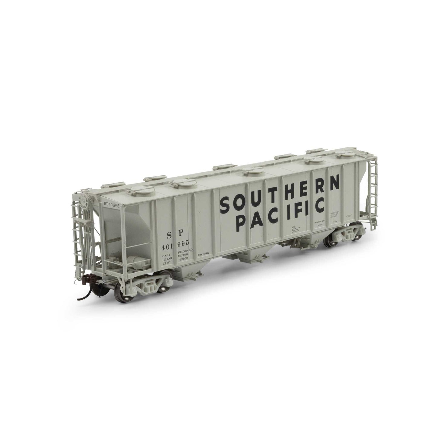HO PS-2 2893 3-Bay Covered Hopper SP #401995 (ATHG-1273)